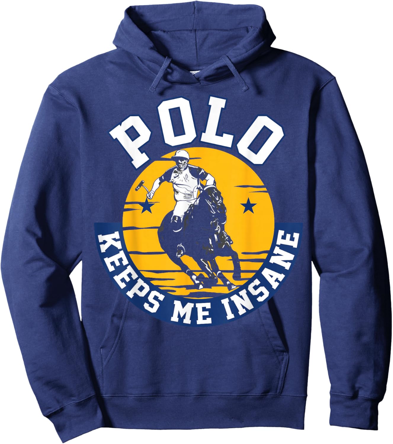 Sports Polo Hoodie - Hoodie | Navy