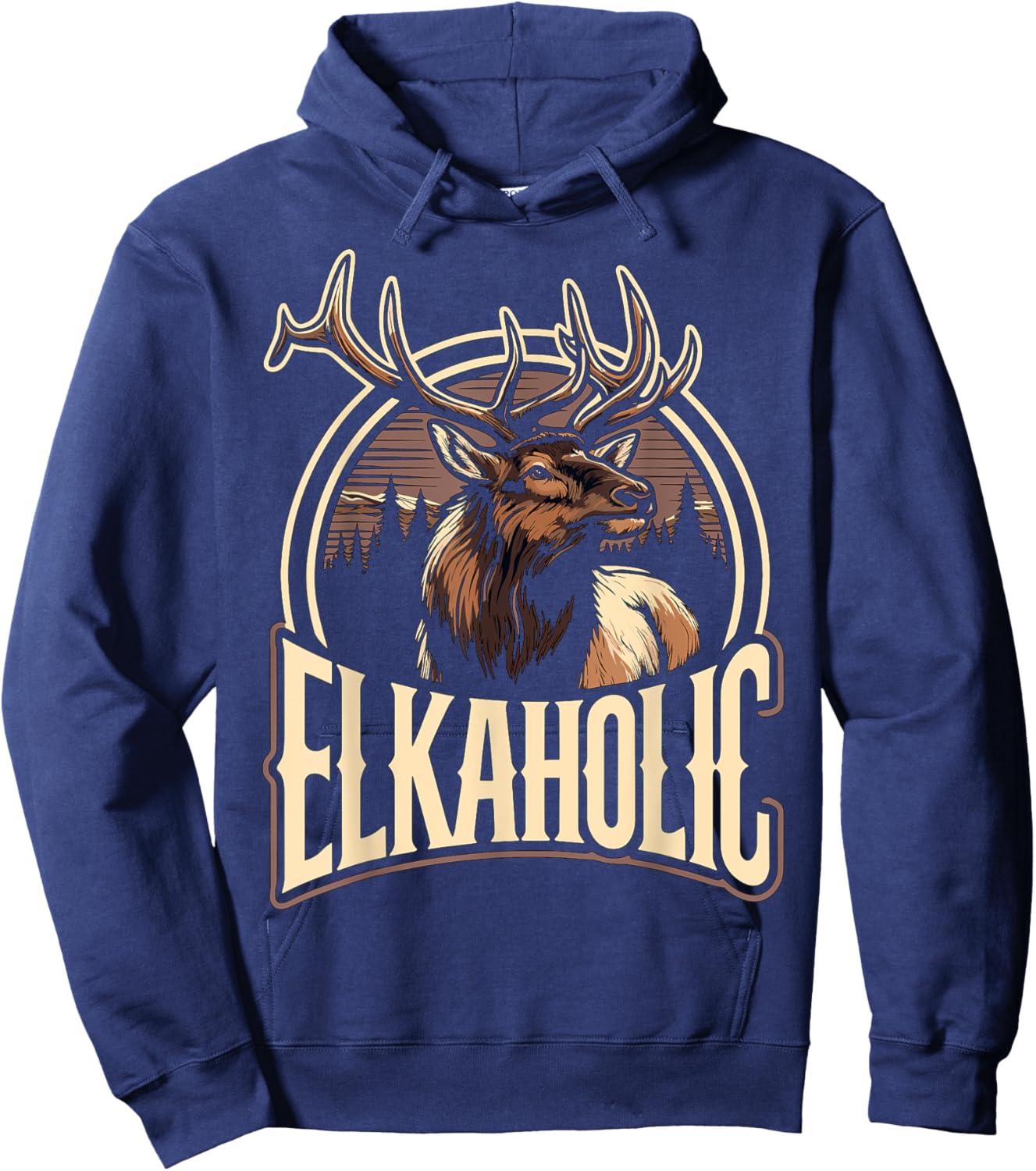 Elk Elkaholic Hoodie - Hoodie | Navy