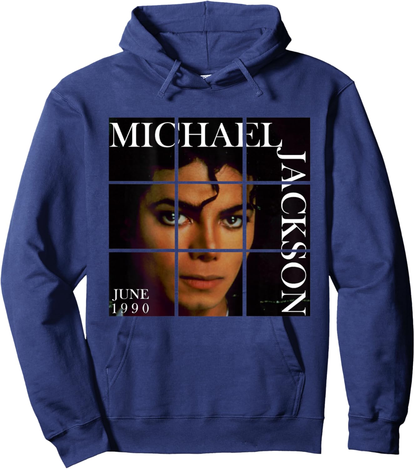 The King of POP MJ-016 Back Printed Hoodie - Hoodie | Navy