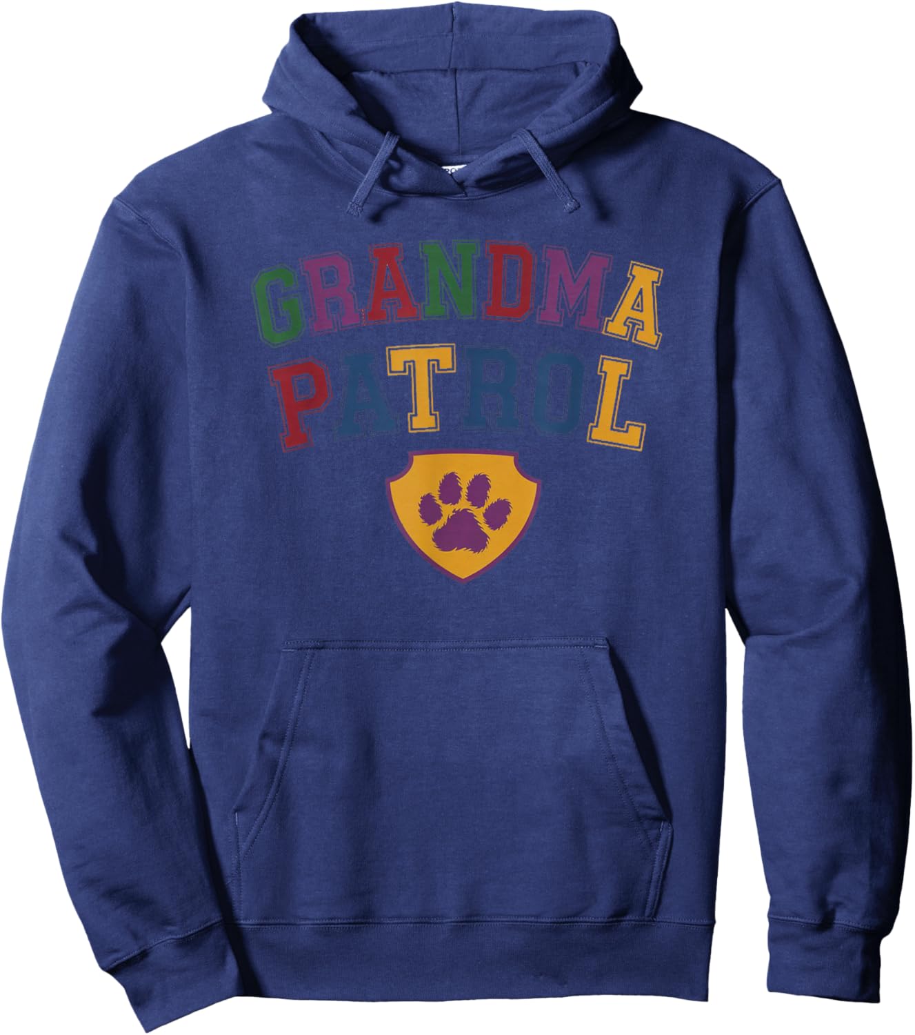 Grandma Patrol Cute For Your Grandmother From Grandkids Hoodie - Hoodie | Navy