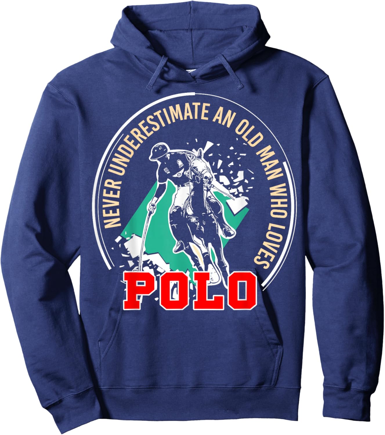Sports Polo Hoodie - Hoodie | Navy