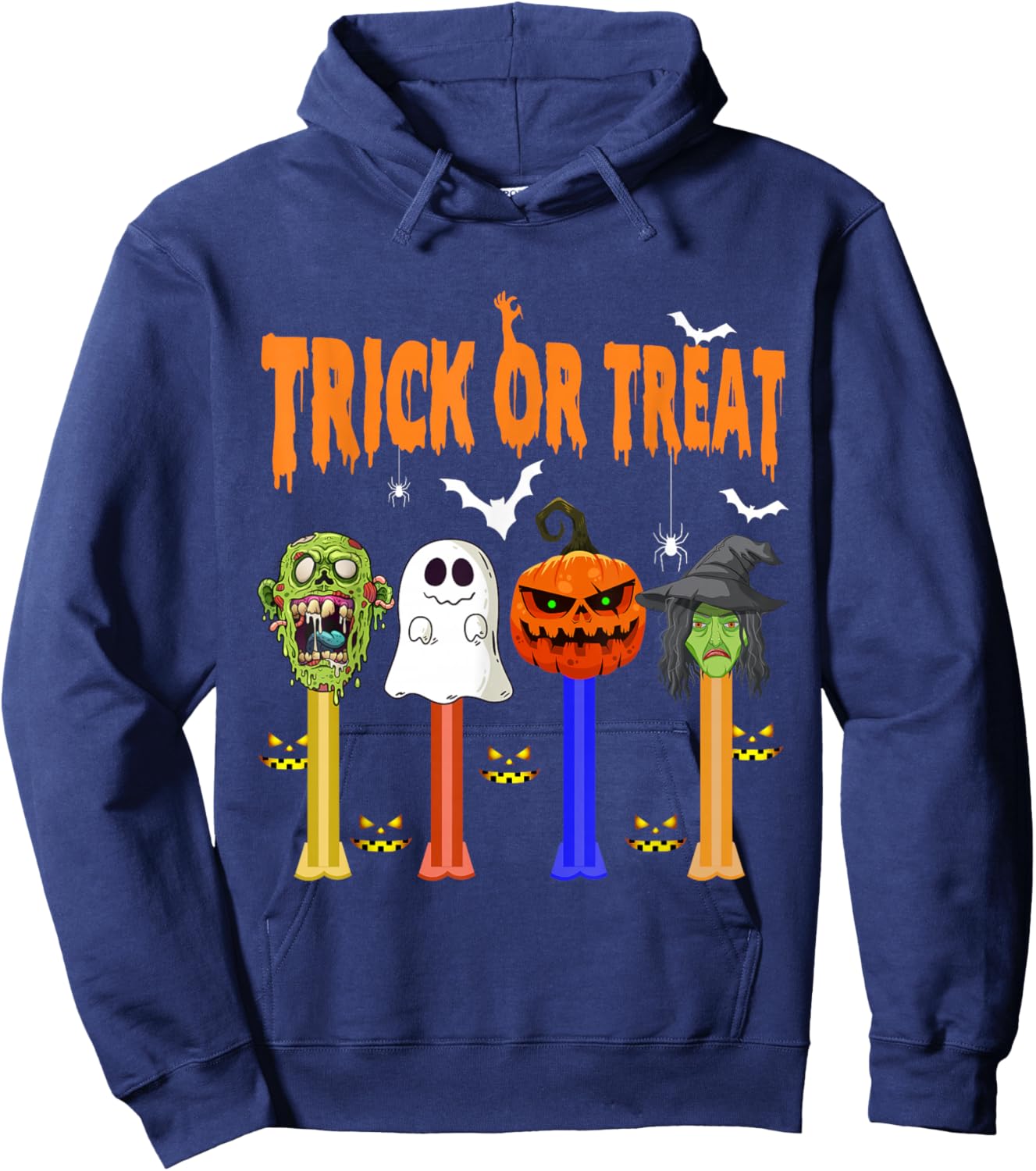 Halloween and pumpkin Hoodie - Hoodie | Navy