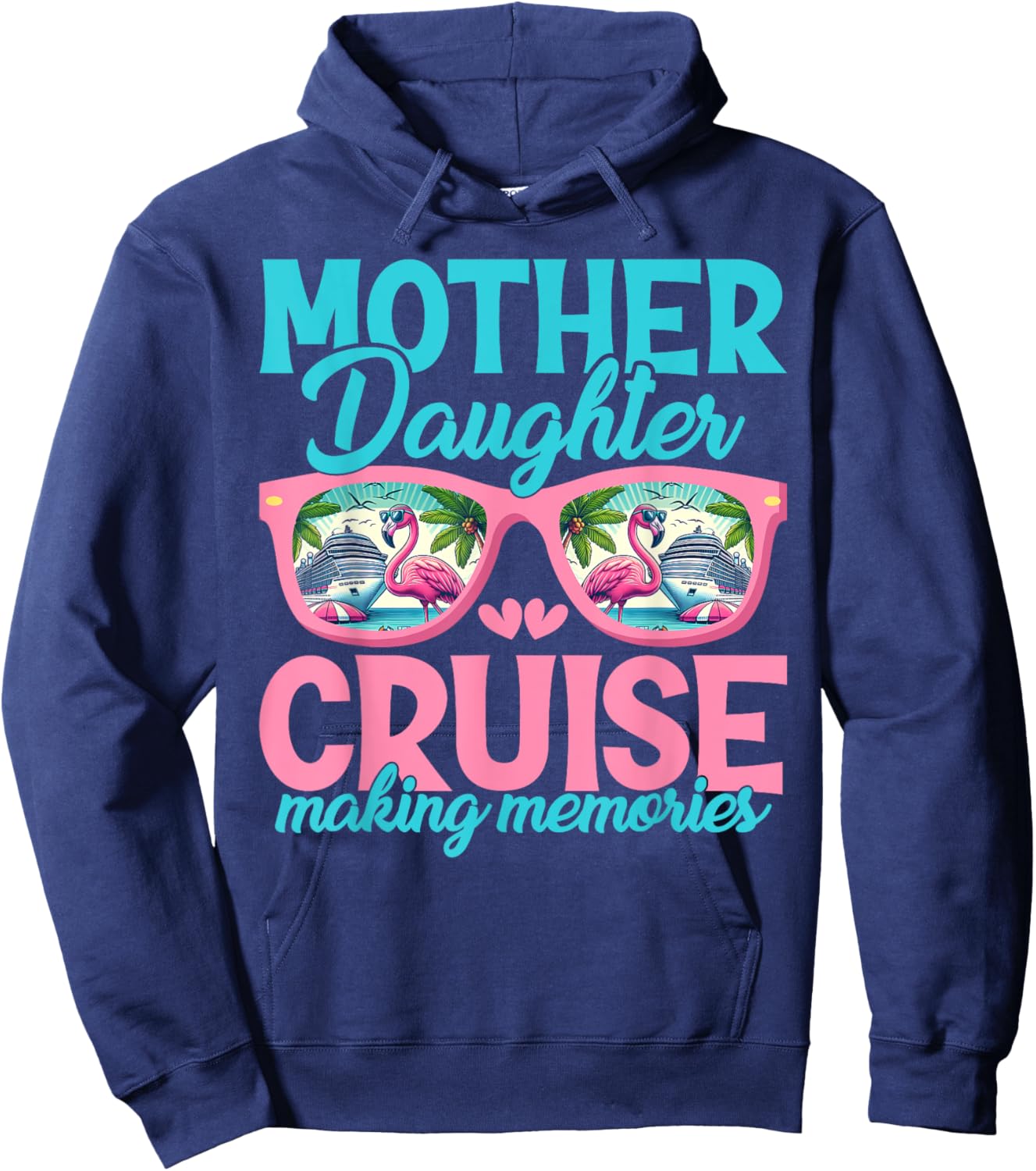 Mother Daughter Cruise Trip Matching Cruising Squad Hoodie - Hoodie | Navy