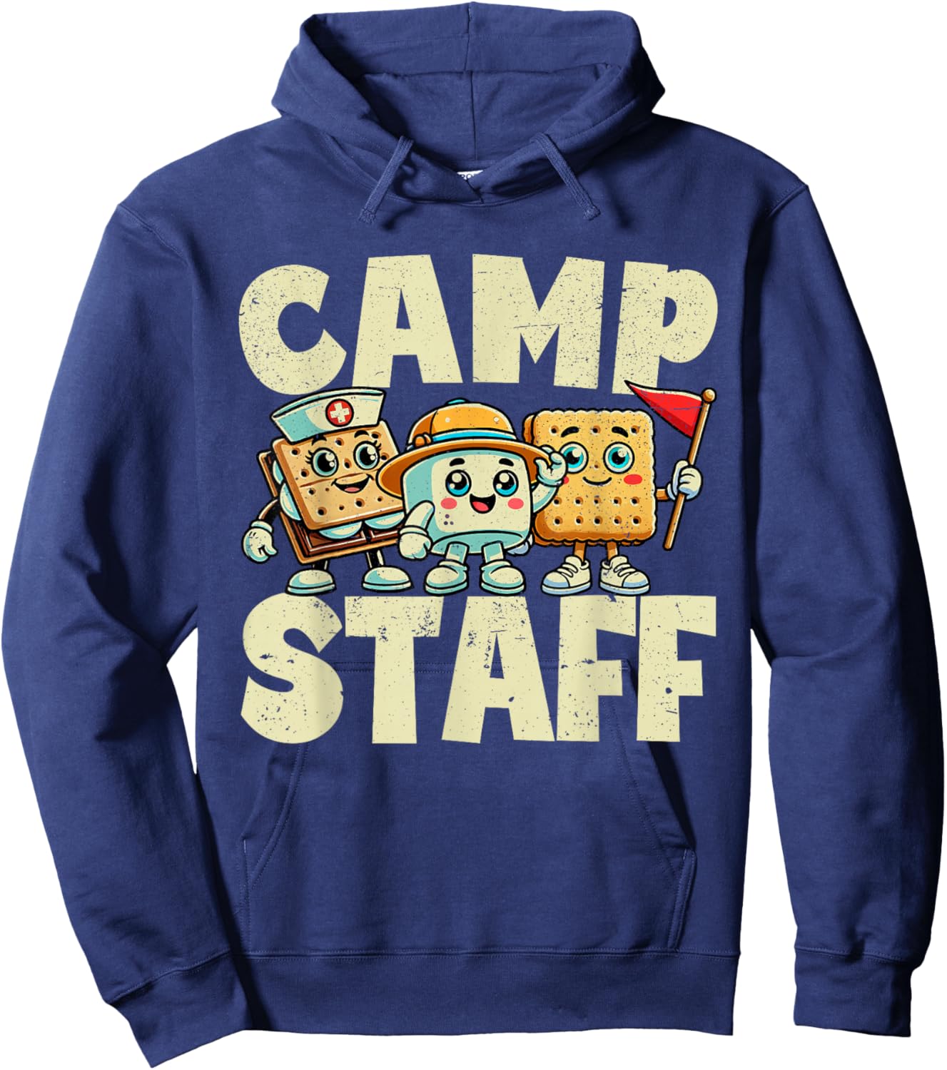 Camp Staff Camping counselor summer camp Hoodie - Hoodie | Navy