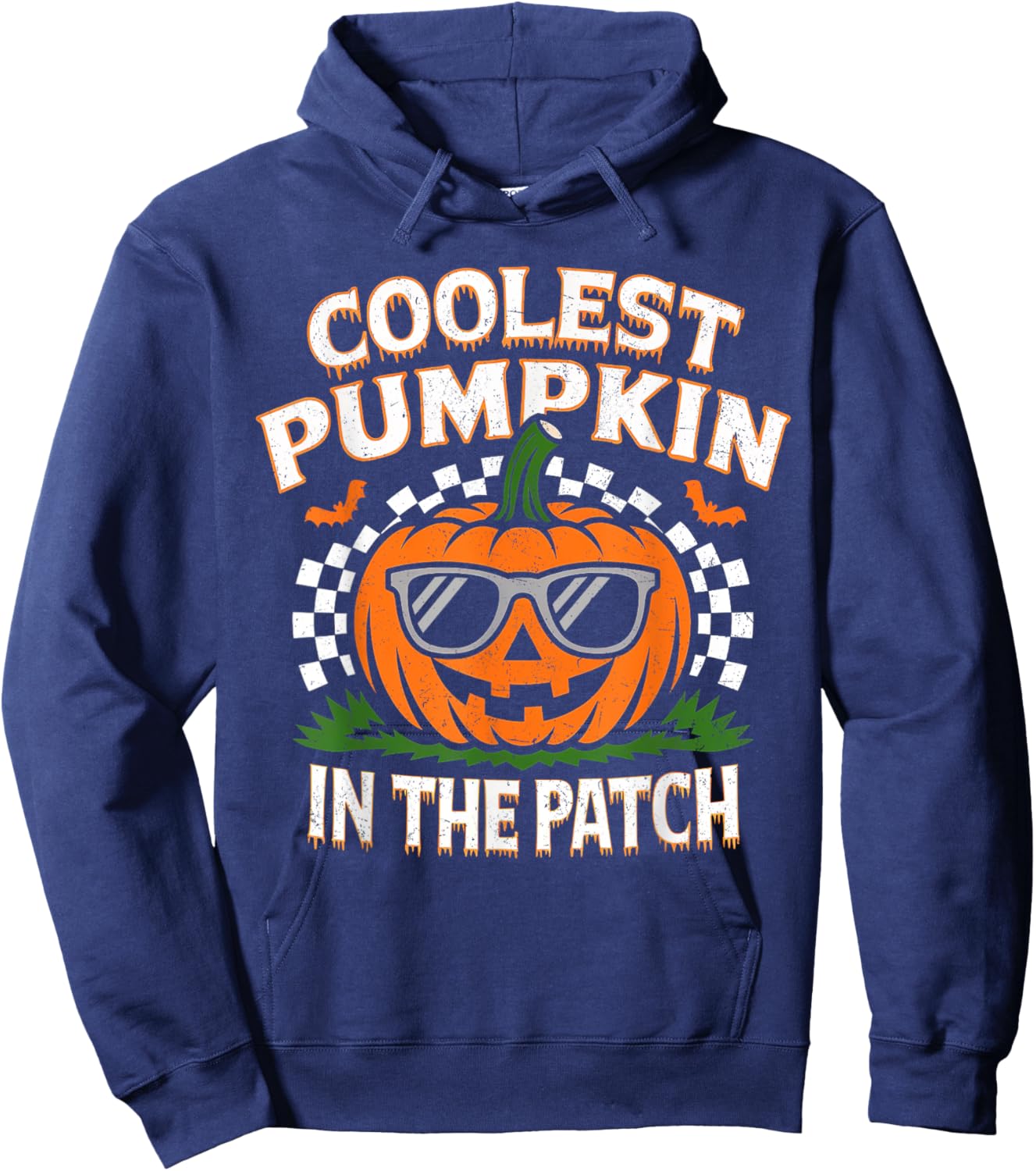 Funny Halloween Shirt For Kids Boys Toddler Pumpkin Patch Hoodie - Hoodie | Navy