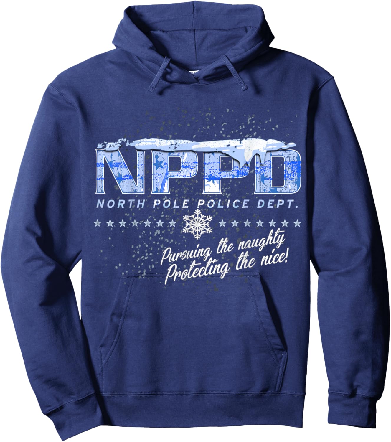 NPPD: North Pole Police Department Hoodie - Hoodie | Navy