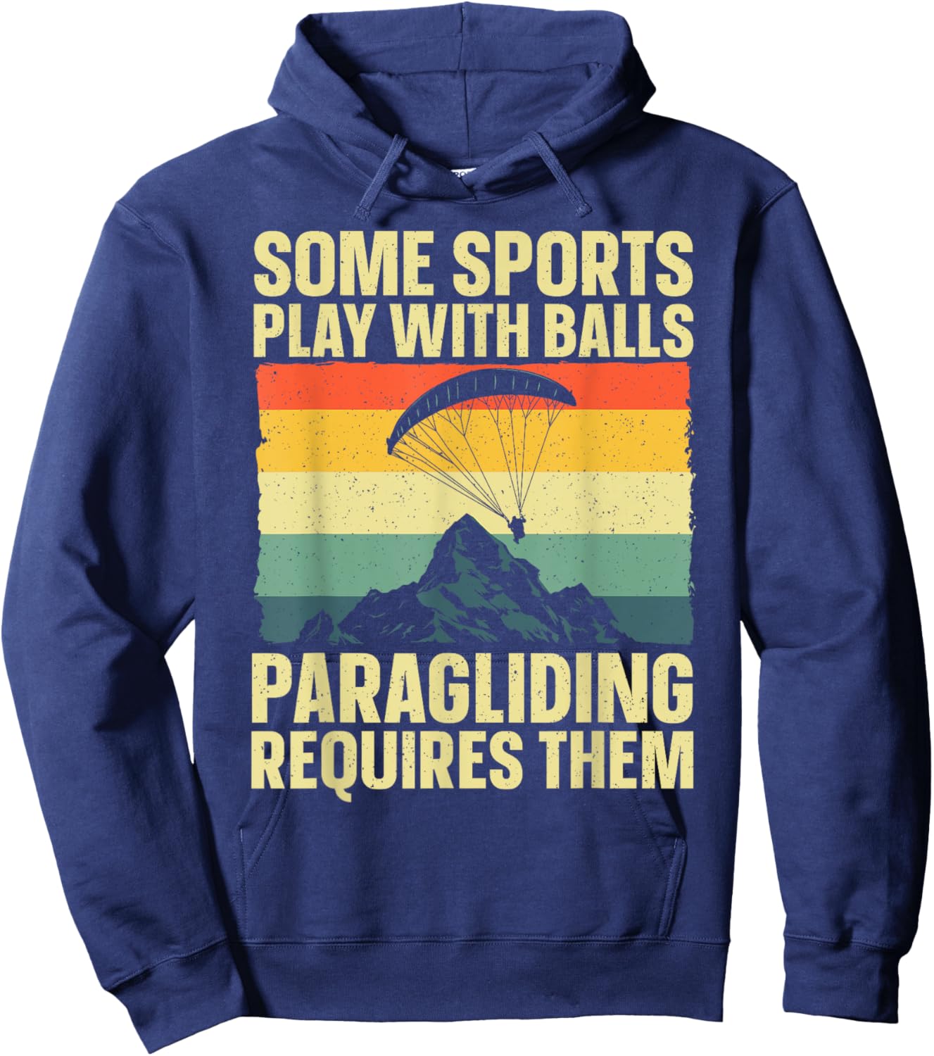 Funny Paragliding Design Women Paraglide Paraglider Hoodie - Hoodie | Navy