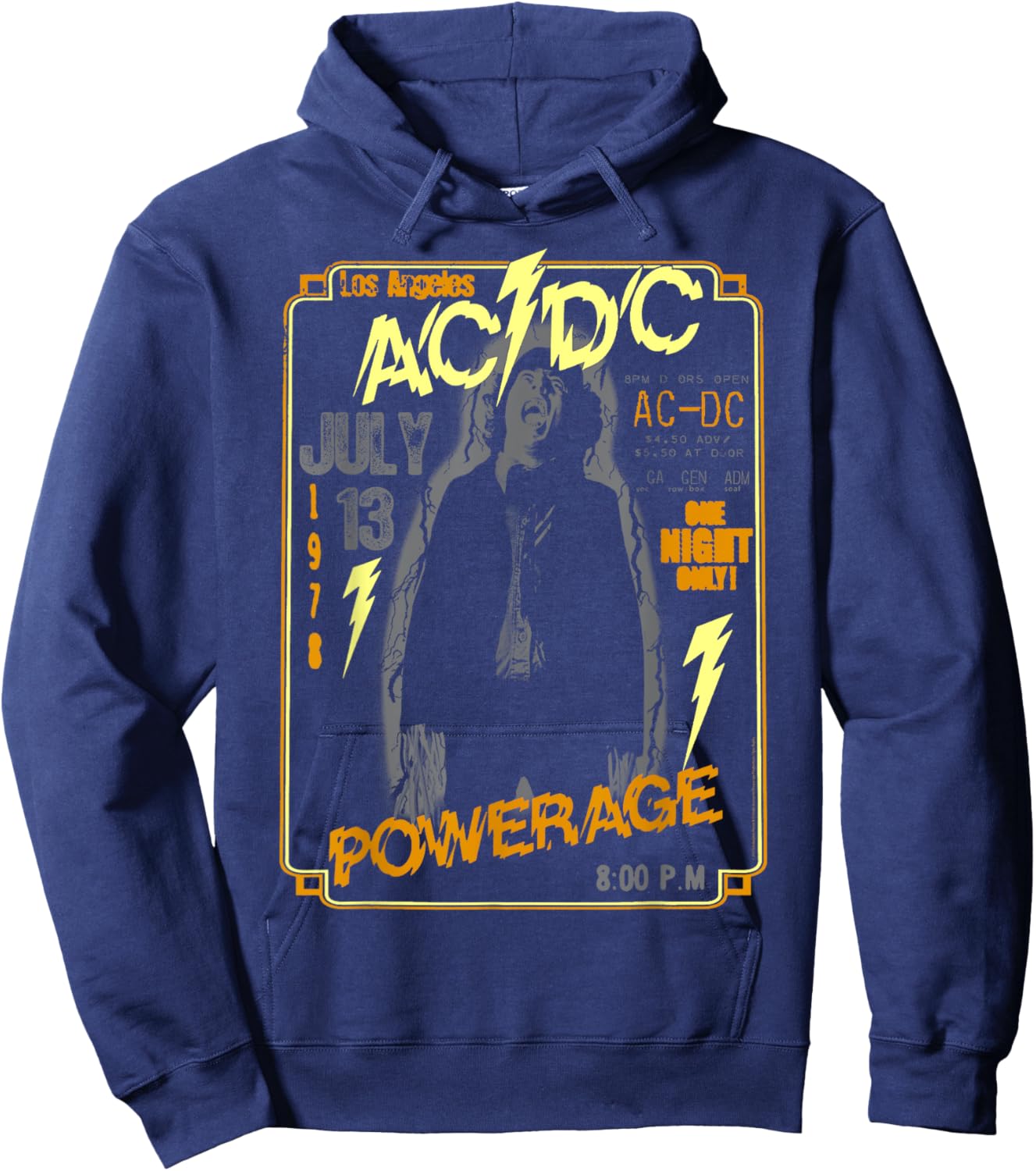 AC/DC - One Night Only Hoodie - Hoodie | Navy
