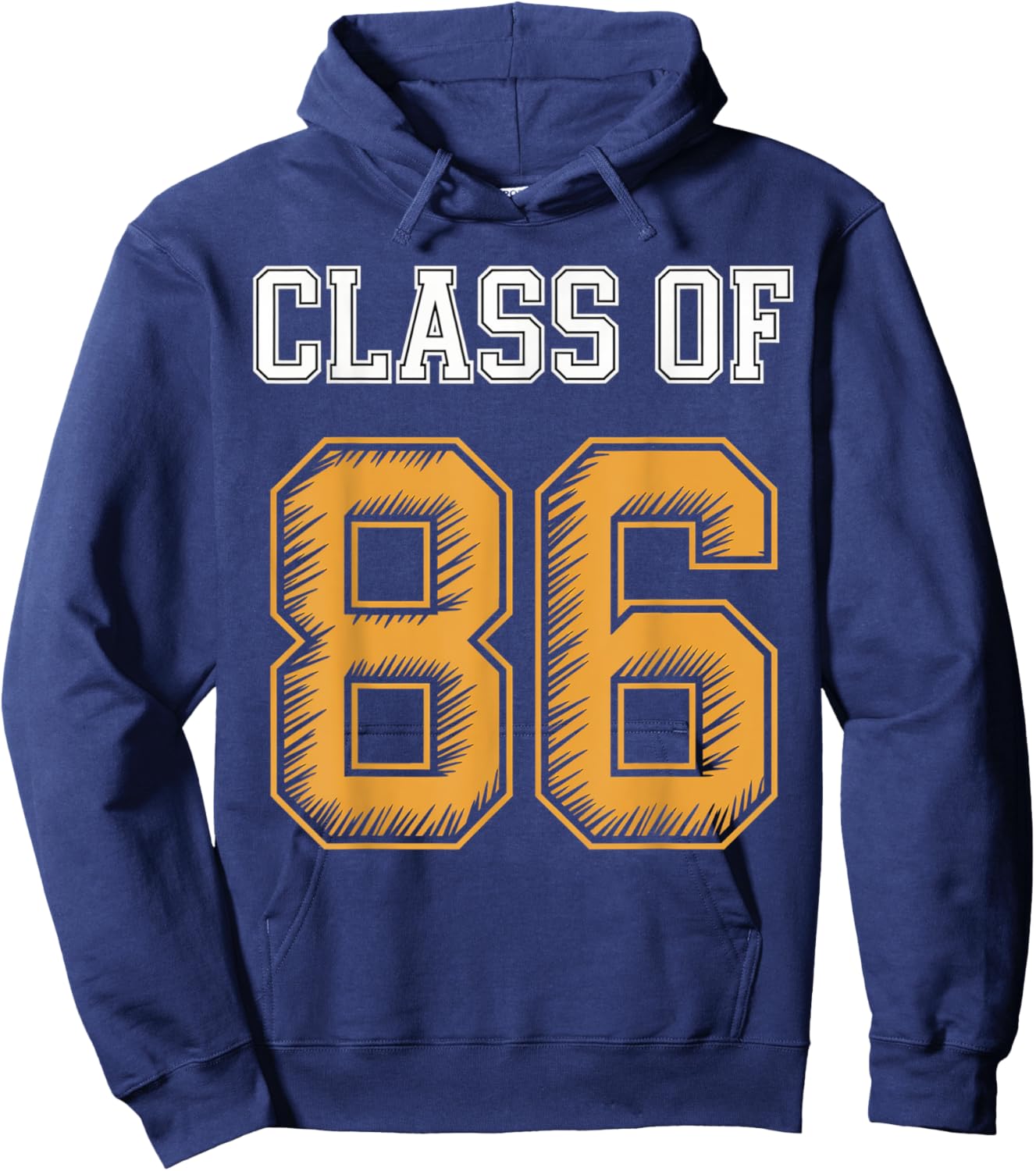 Class Of 1986 Reunion Vintage Class Of 86 Reunion Hoodie - Hoodie | Navy