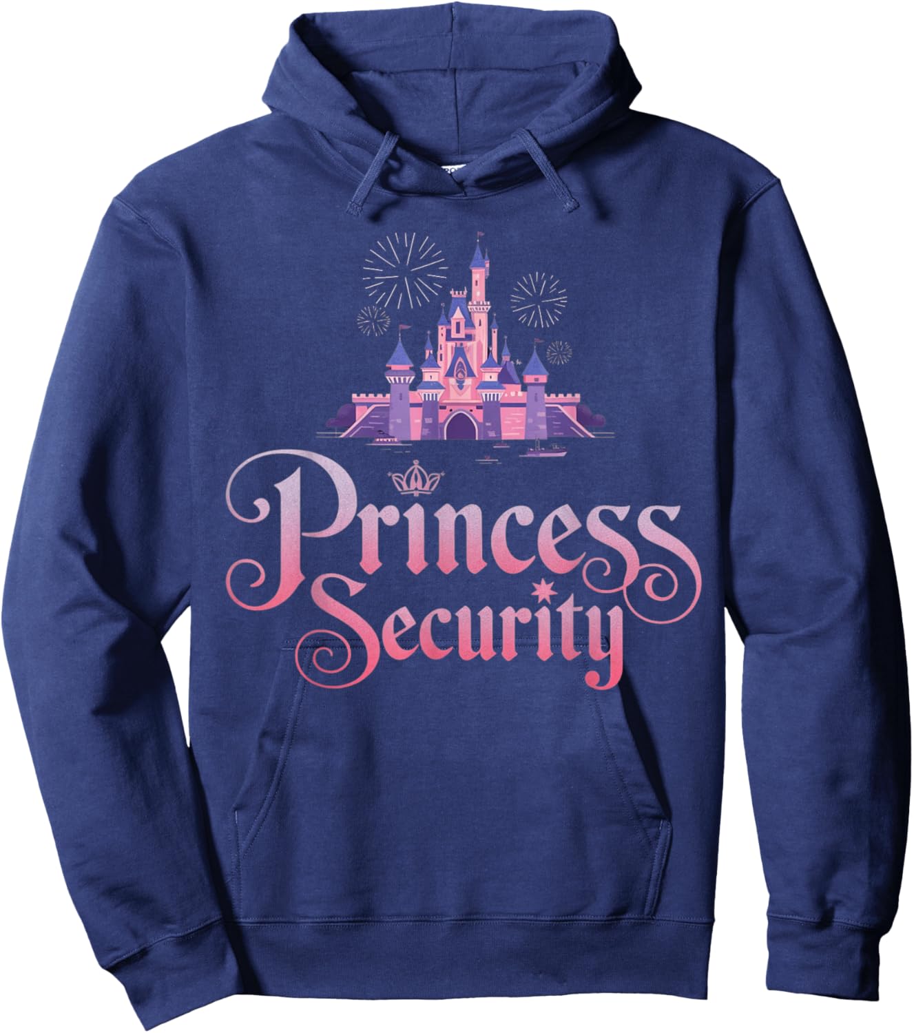 Princess Security Costume Cute Princess Girls Birthday Hoodie - Hoodie | Navy