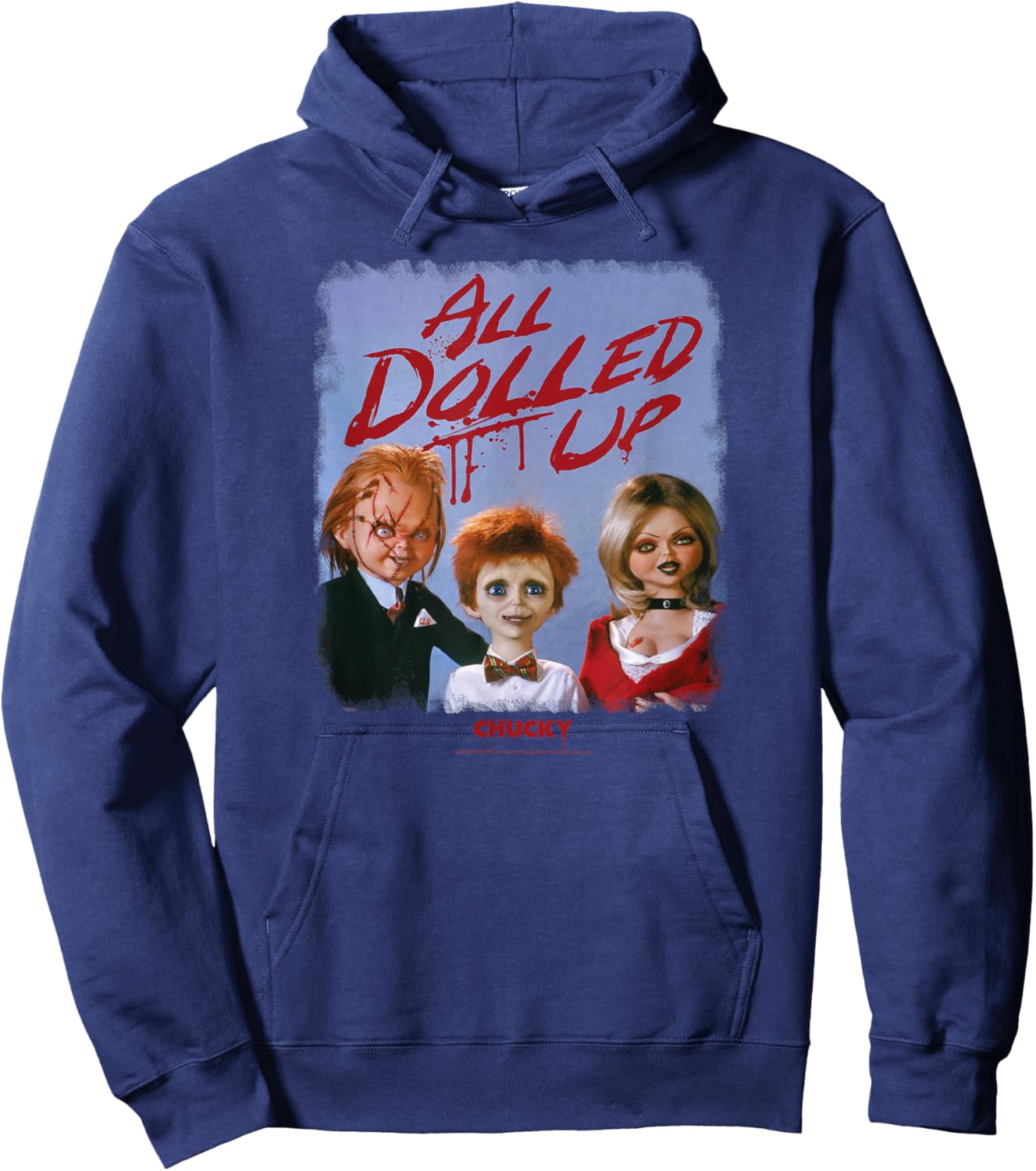 Chucky All Dolled Up Chucky Tiffany Glen Hoodie - Hoodie | Navy