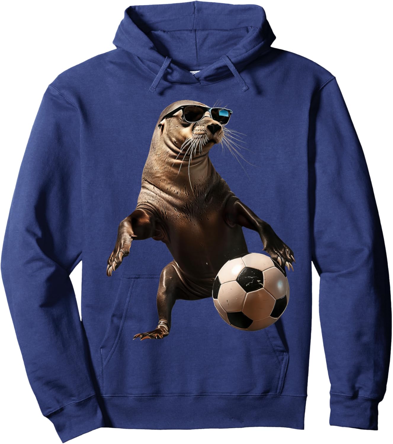 Sea Lion Soccer Hoodie - Hoodie | Navy