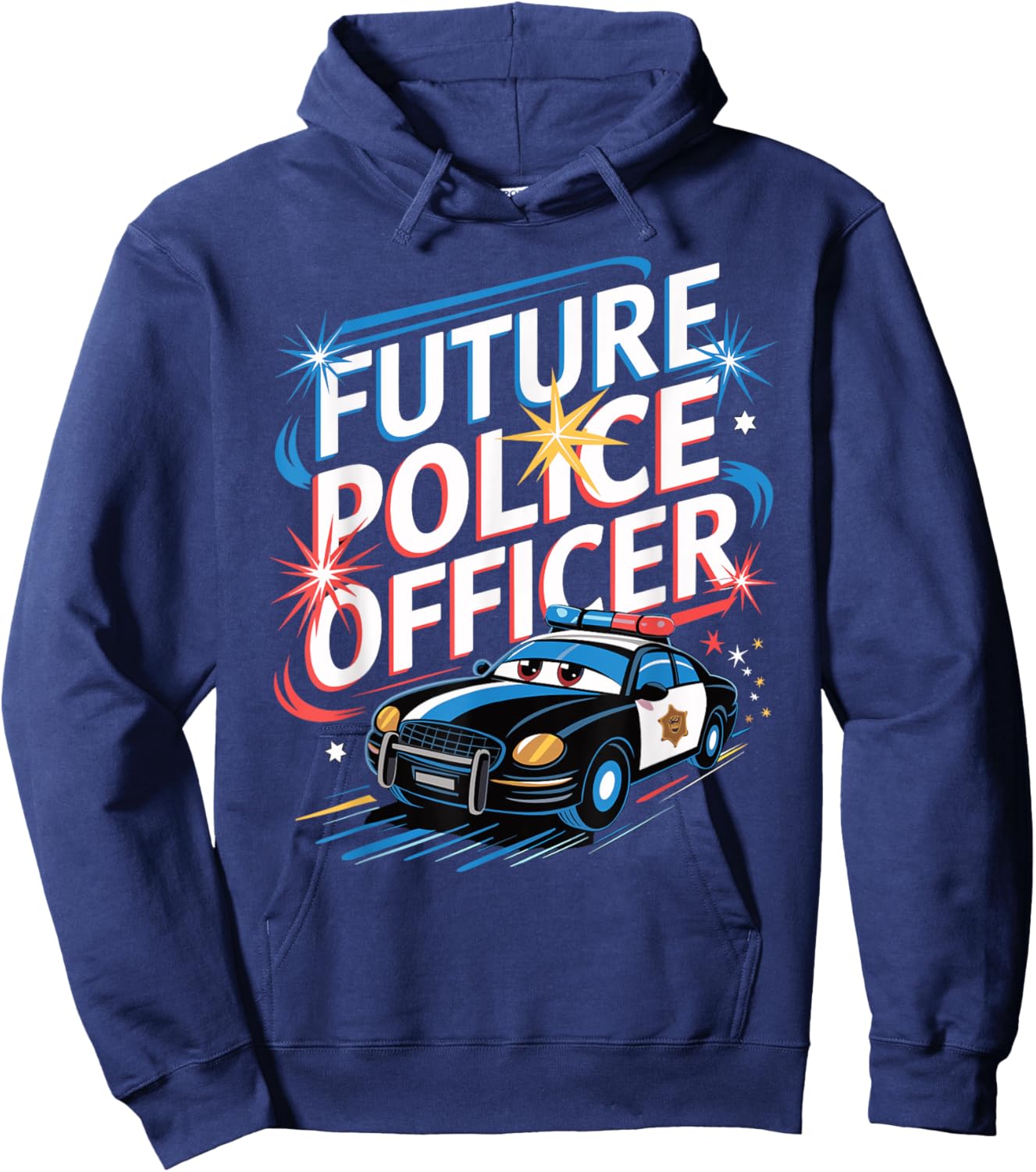 Wee Woo Police Car Police Costume Future Police Officer Hoodie - Hoodie | Navy