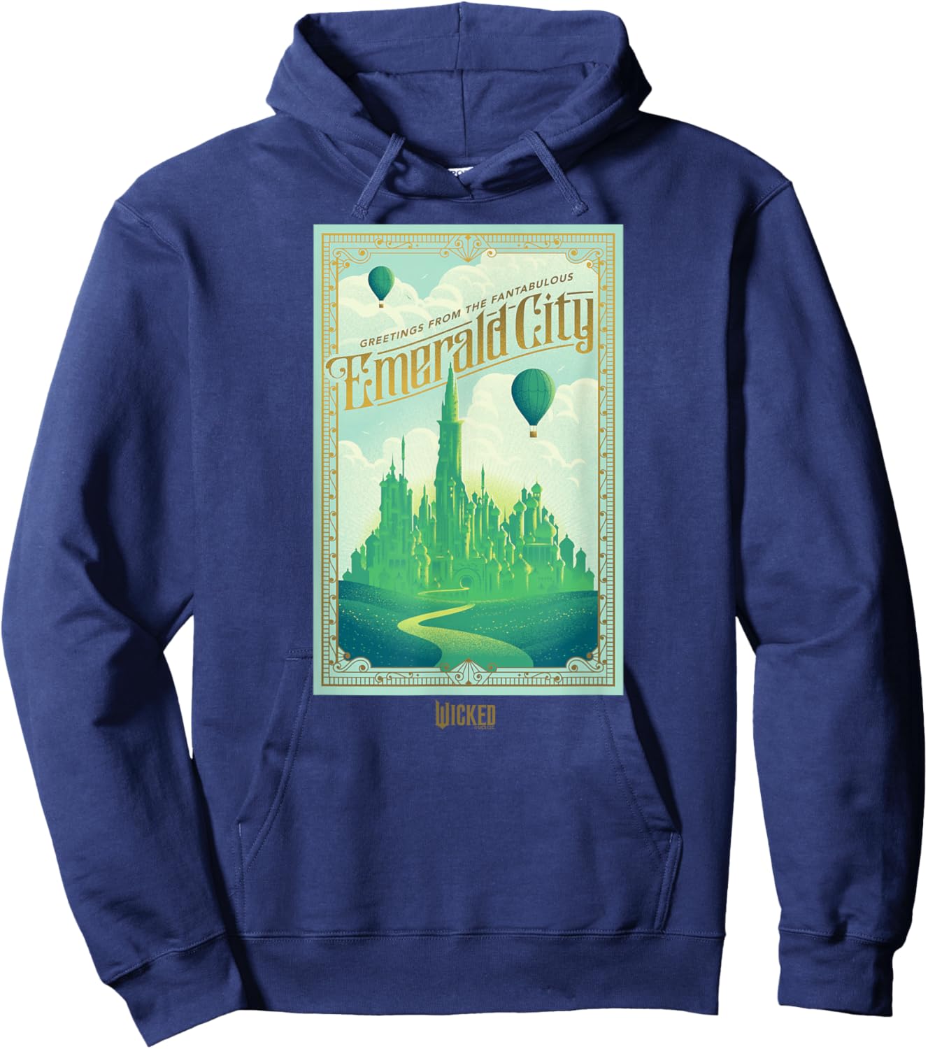 Wicked Greetings from The Fantabulous Emerald City Hoodie - Hoodie | Navy