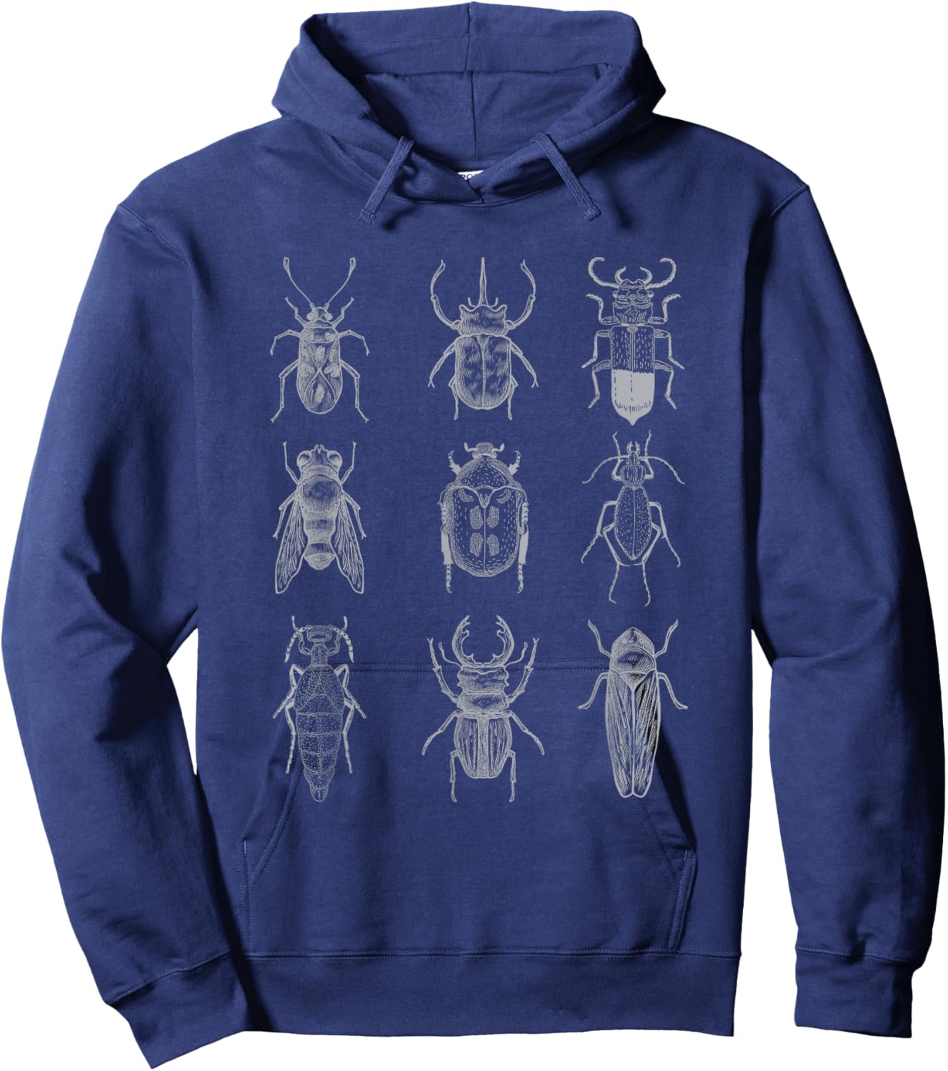 Beetle Insect Bug Entomology Graphic Hoodie - Hoodie | Navy