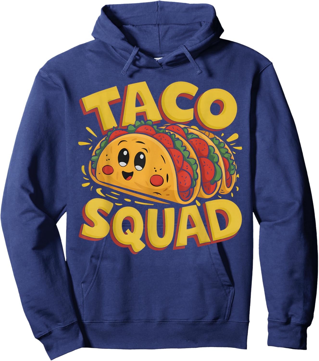 Funny Taco Squad Cute Tacos Mexican Taco Men Women Kids Hoodie - Hoodie | Navy