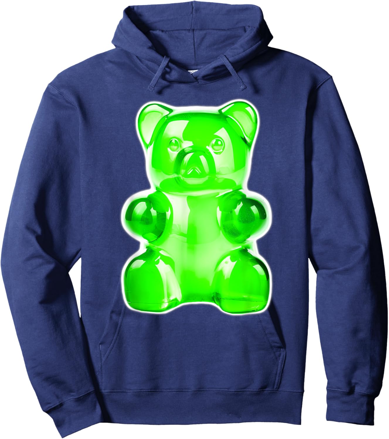 Green Gummy Bear Candy Hoodie - Hoodie | Navy