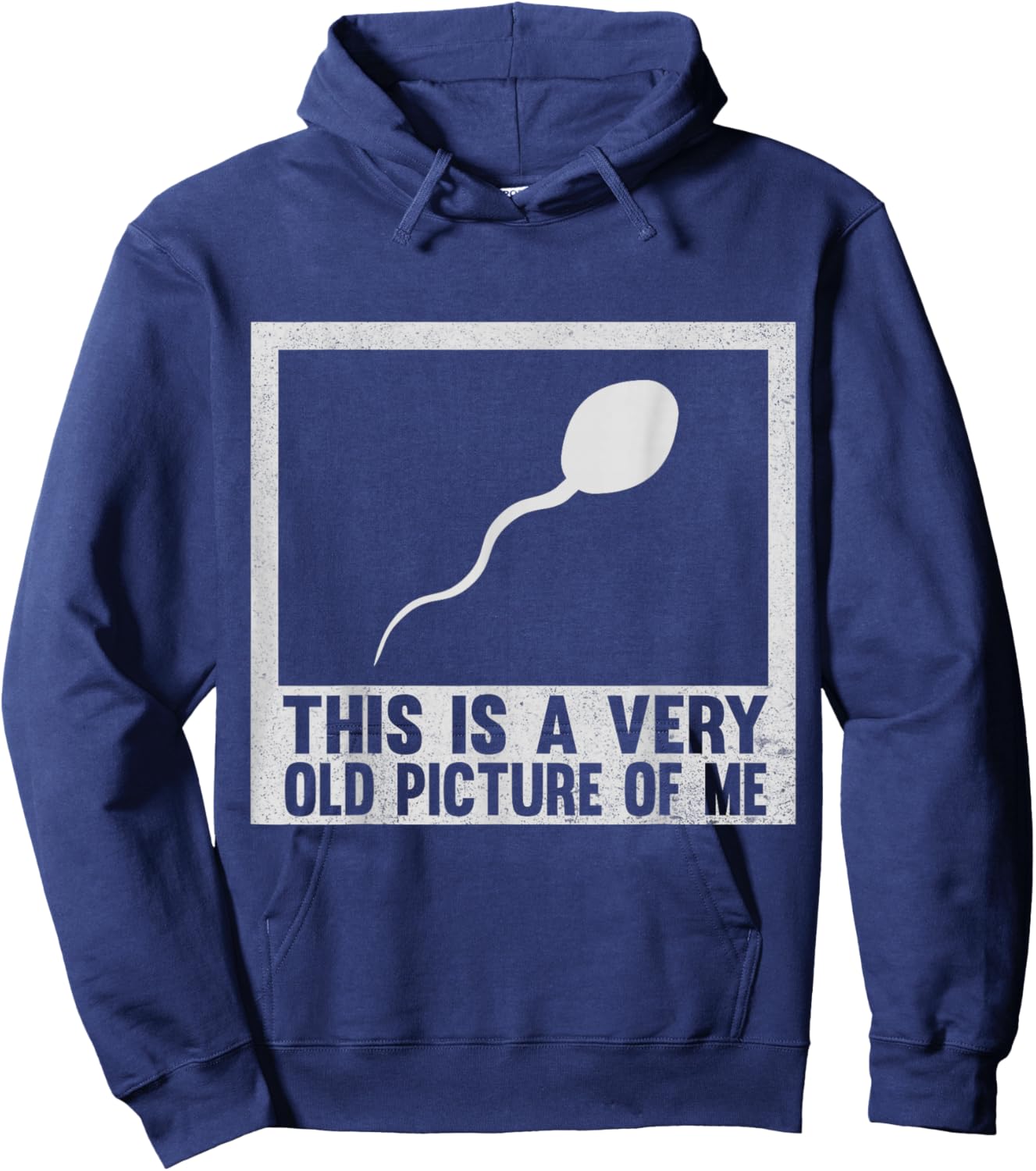 This Is A Very Old Picture Of Me Hoodie - Hoodie | Navy