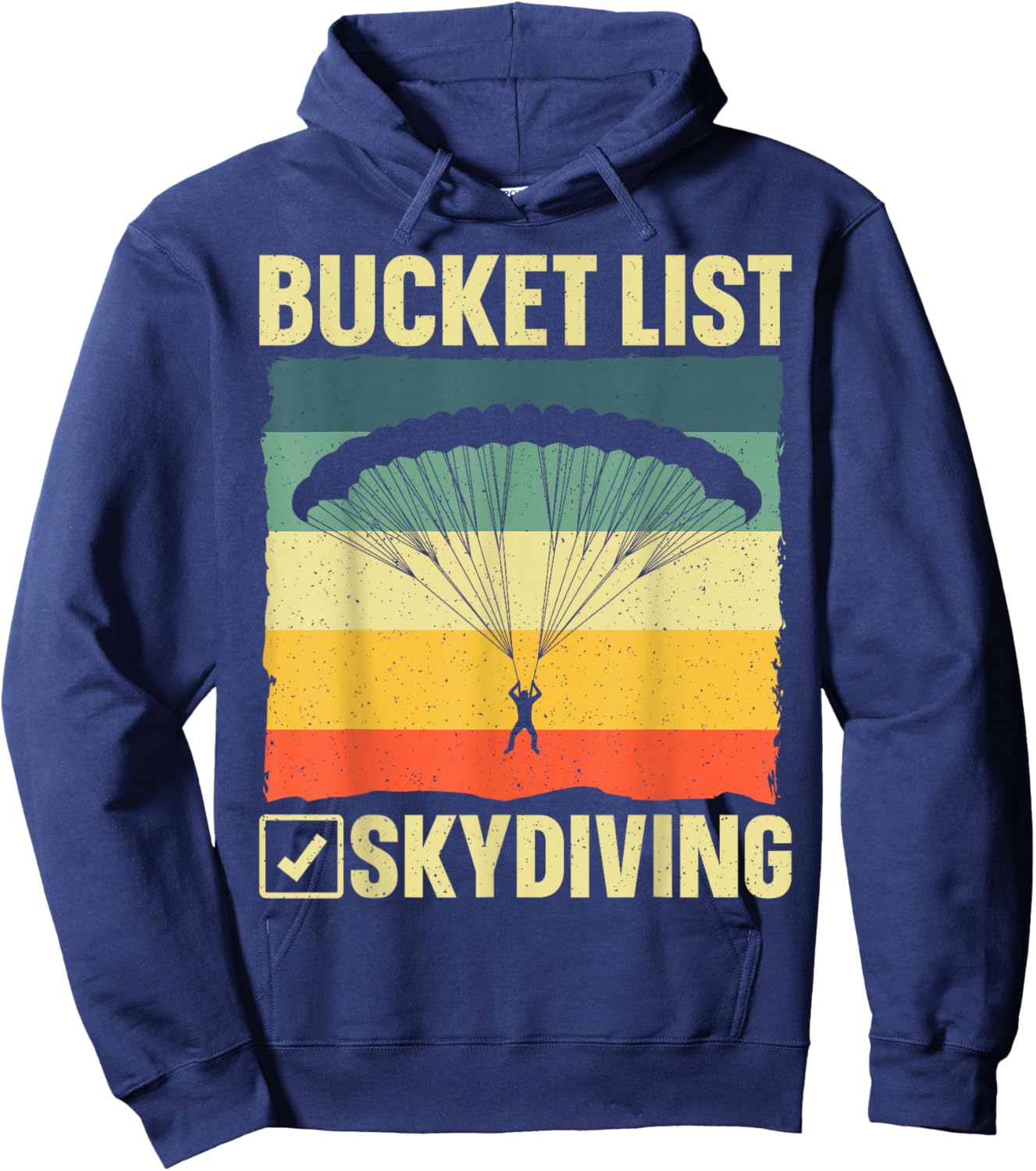 Funny Skydiving Art Women Skydiver Sky Diving Lover Hoodie - Hoodie | Navy
