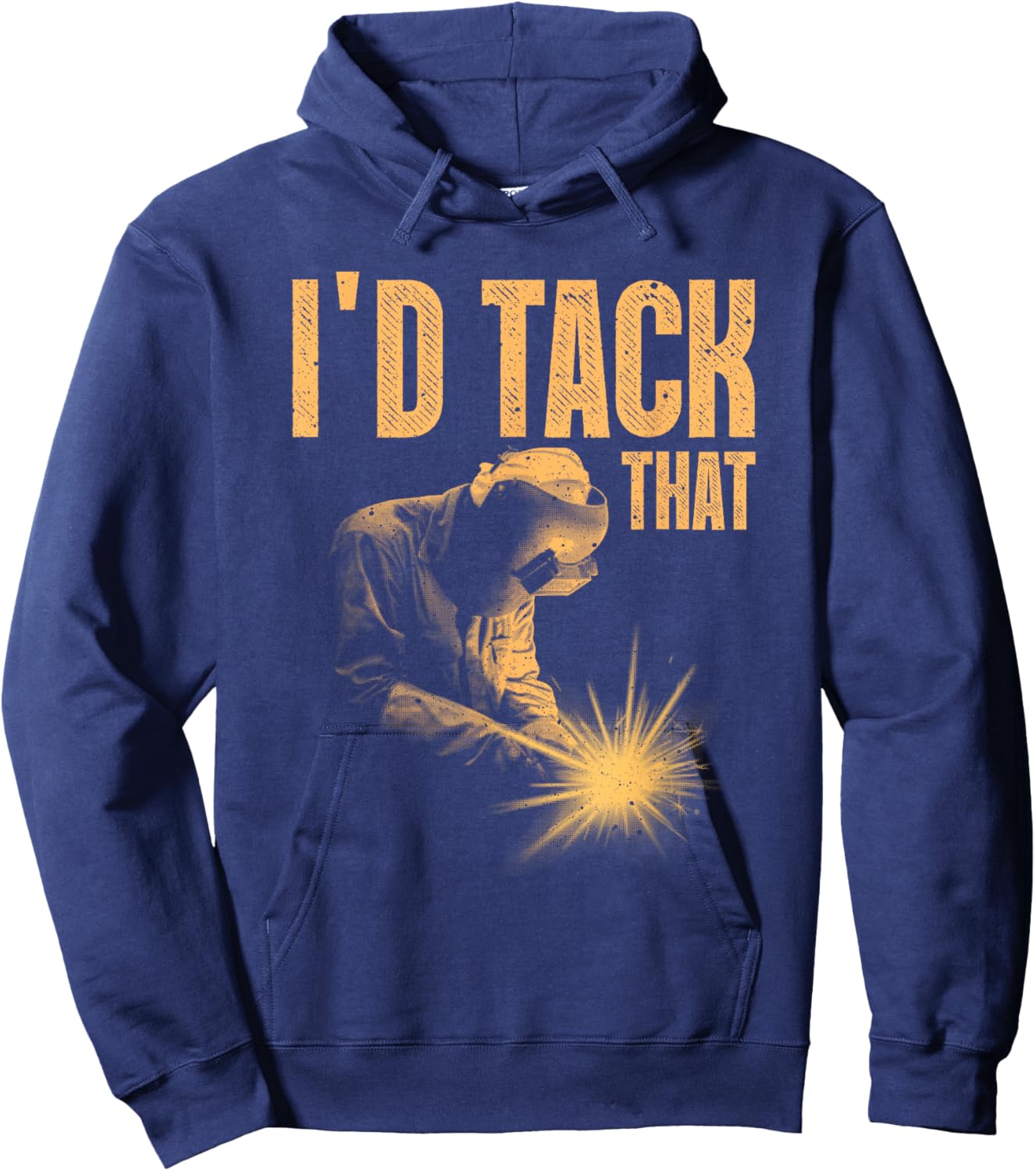 Best Welding Art Women MIG/TIG Welding Metal Welder Hoodie - Hoodie | Navy