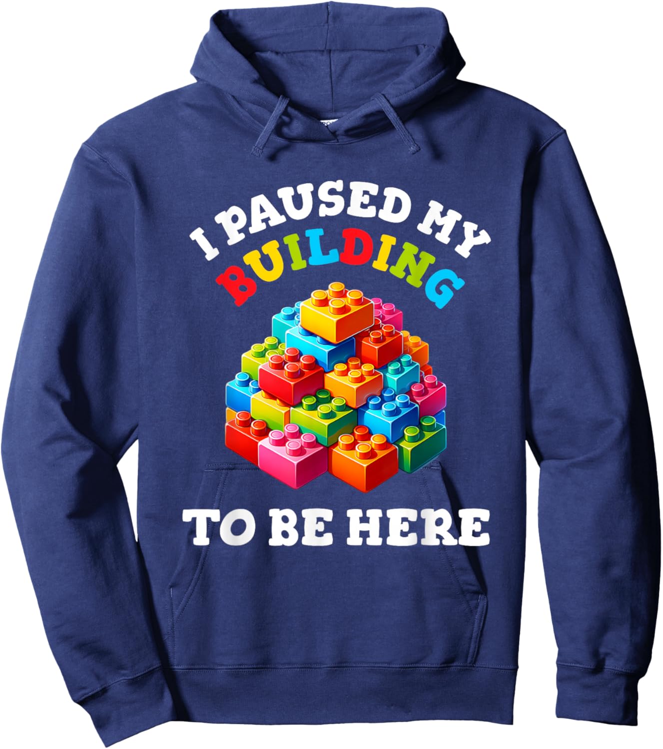 Building Brick Master Builder Matching Family Birthday Boys Hoodie - Hoodie | Navy