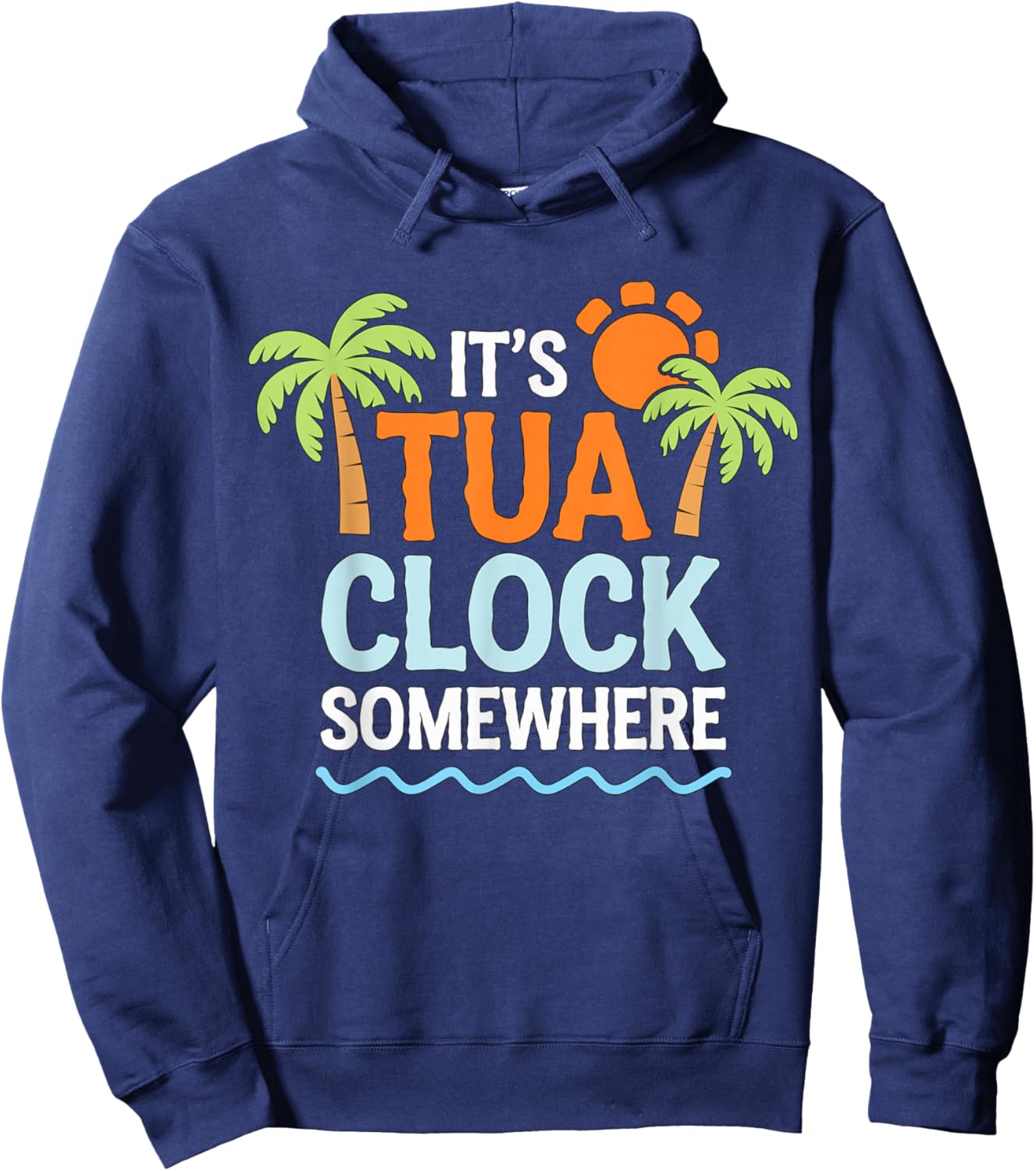 It's Tua Clock somewhere Hoodie - Hoodie | Navy