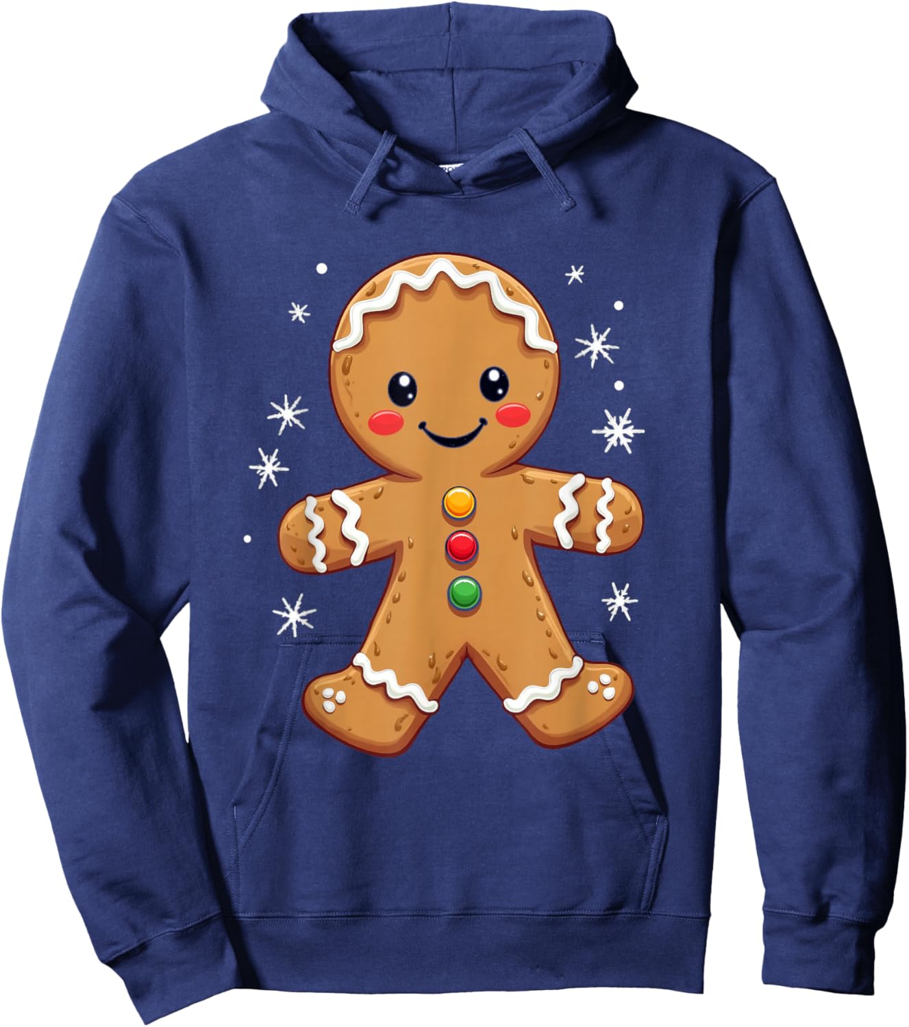 Gingerbread Character Hoodie - Hoodie | Navy