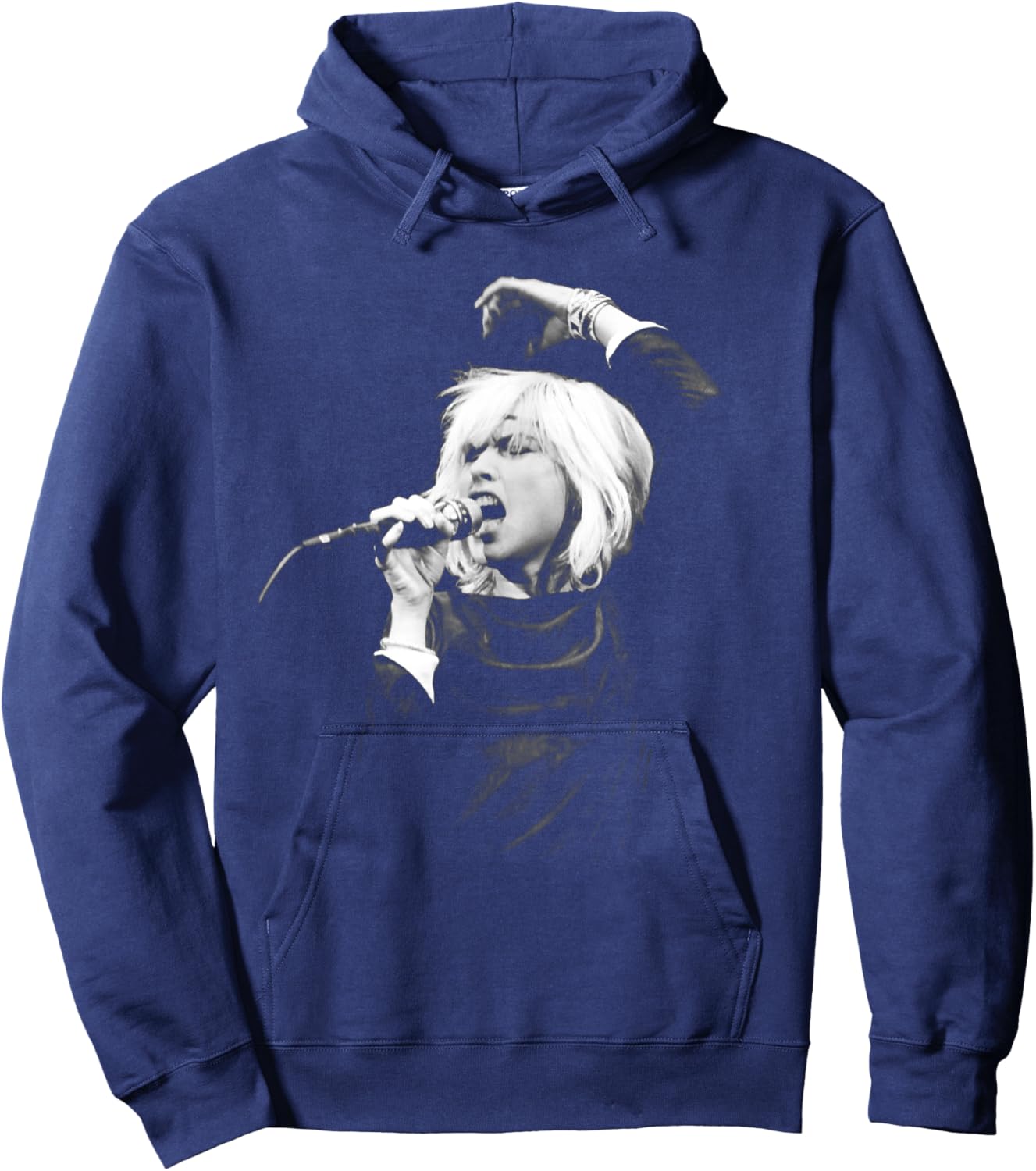 Debbie Harry Blondie Live By Simon Fowler Hoodie - Hoodie | Navy