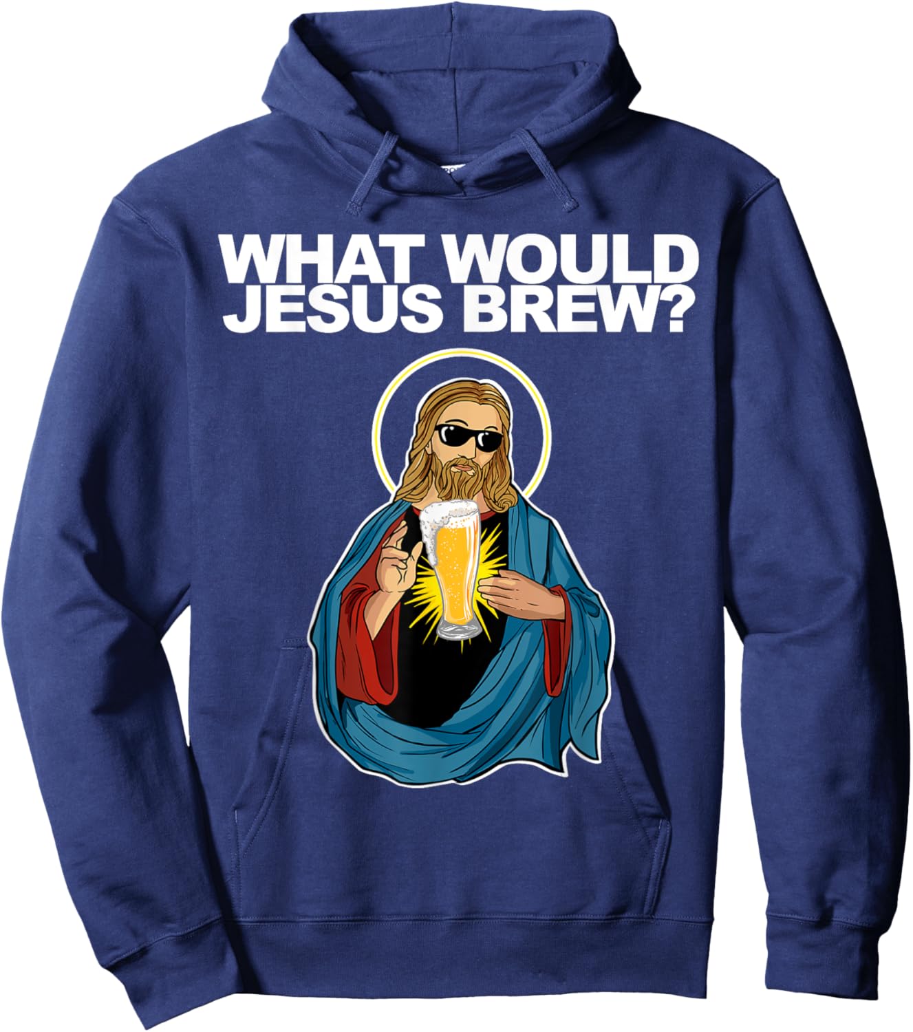 What would Jesus Brew Hoodie - Hoodie | Navy