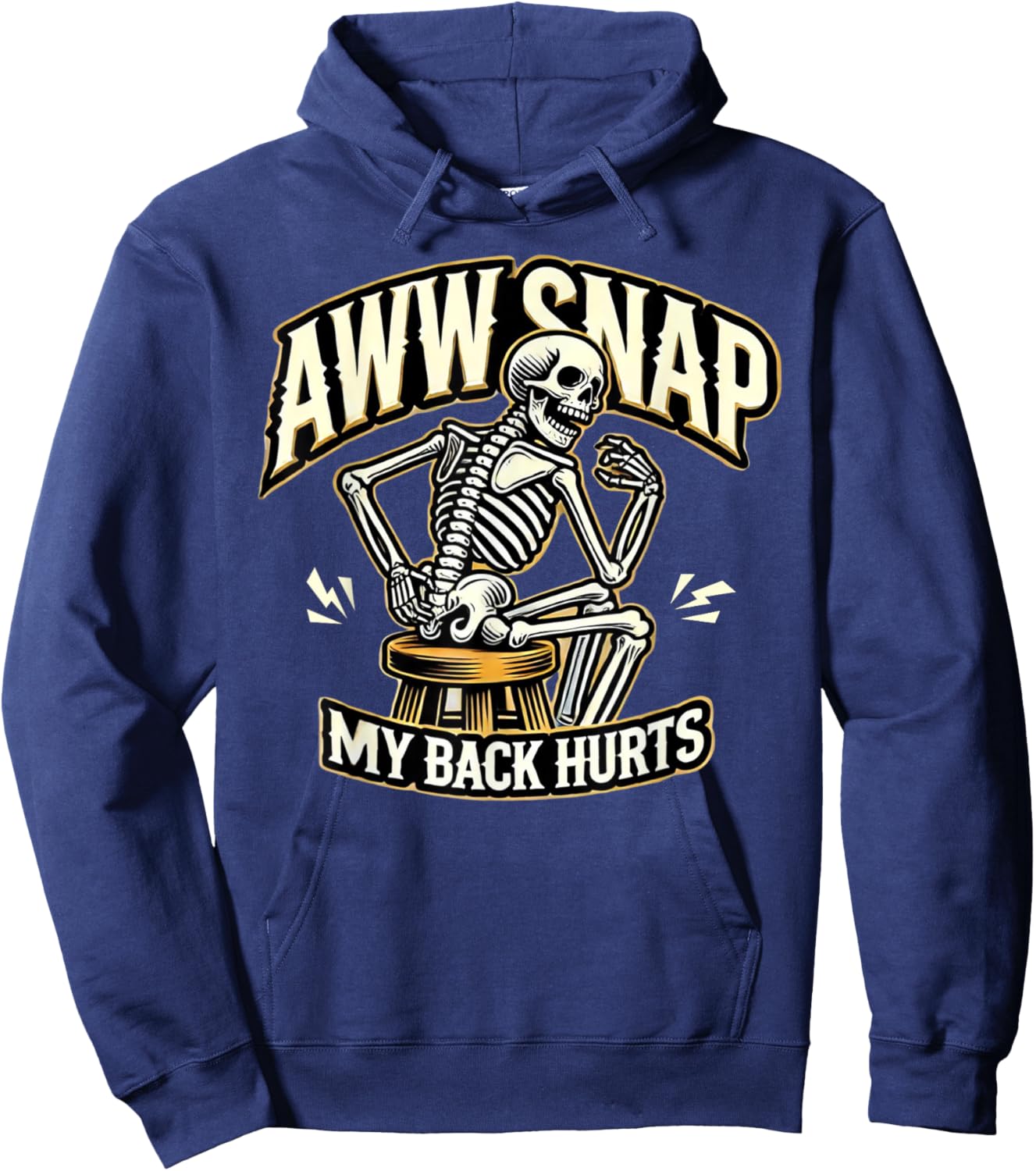 Funny Lumbar Back Surgery Recovery Fusion Get Well Gift Men Hoodie - Hoodie | Navy
