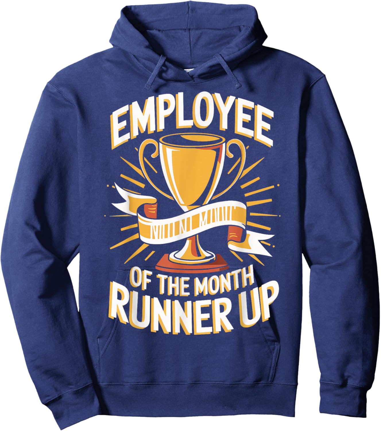 Employee Of The Month Runner Up Laborer Associate Hoodie - Hoodie | Navy