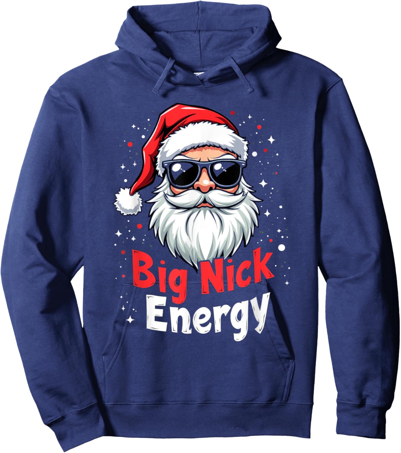 Big Nick Energy Modern Holiday Hoodie - Hoodie | Navy