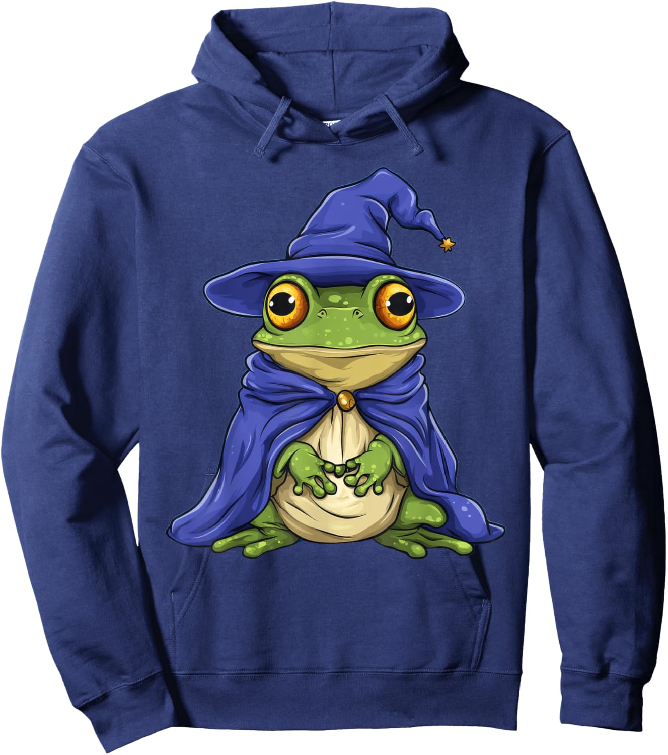 Frog Wizard Fantasy Hoodie - Hoodie | Navy