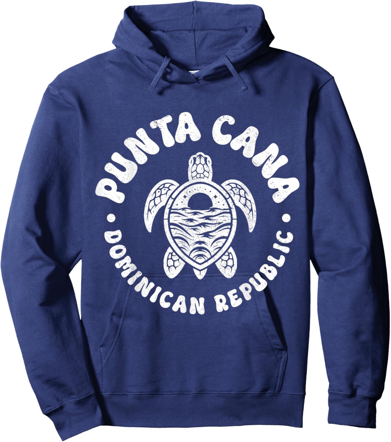 Punta Cana Dominican Republic Turtle Souvenir Hoodie - Hoodie | Navy