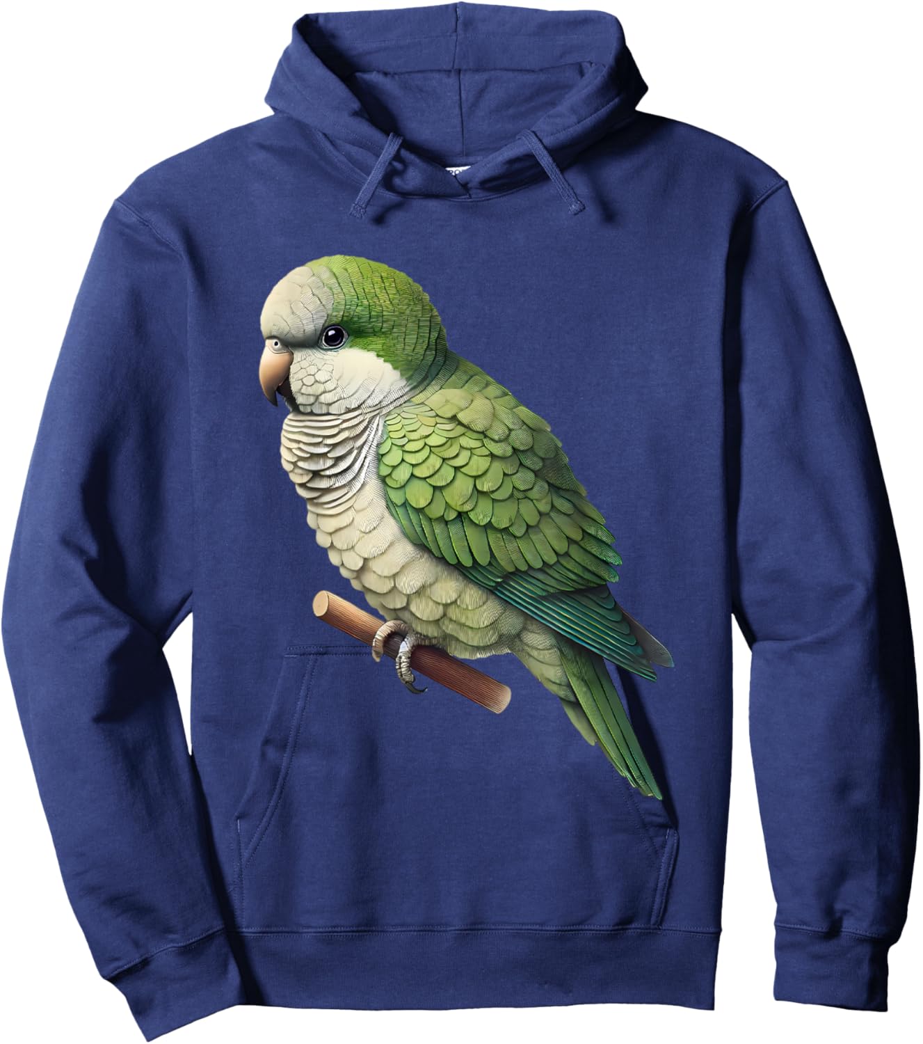 Monk Parrot Quaker Parakeet Bird Lover Hoodie - Hoodie | Navy