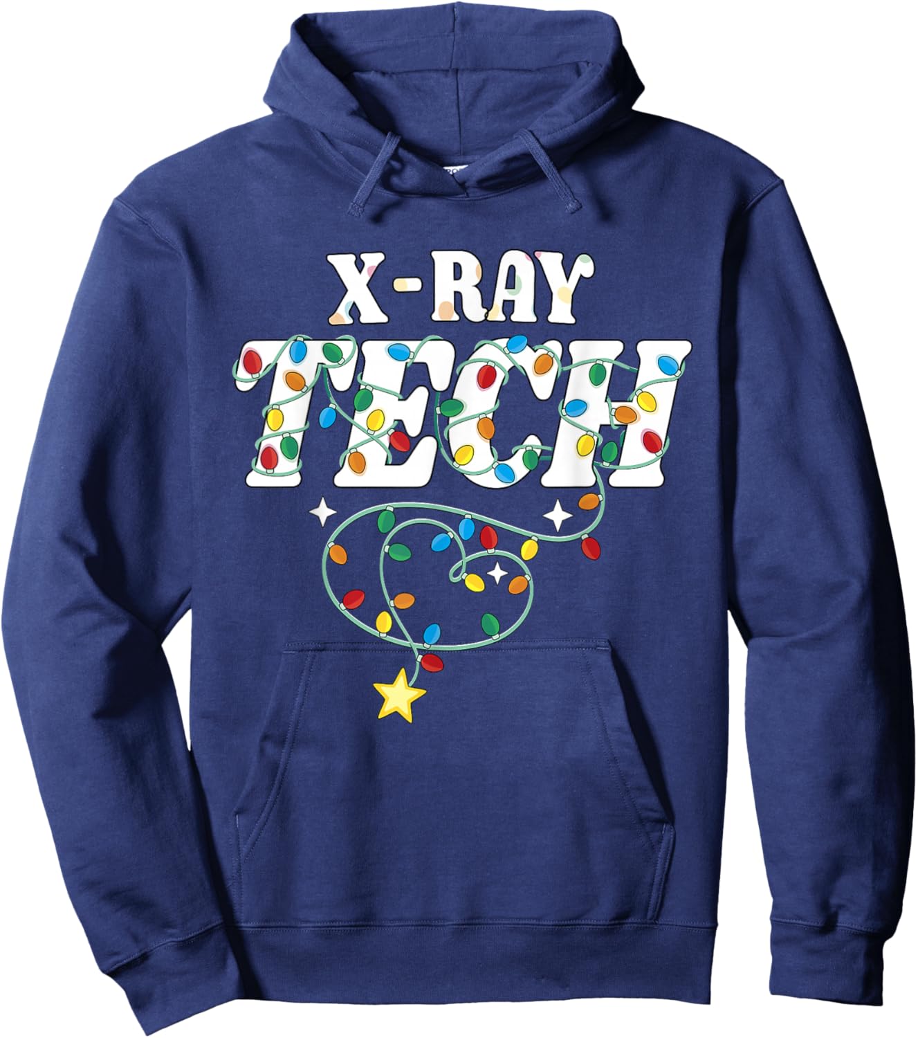 X-Ray Tech Christmas Radiologic Technologist Techs Squad Hoodie - Hoodie | Navy