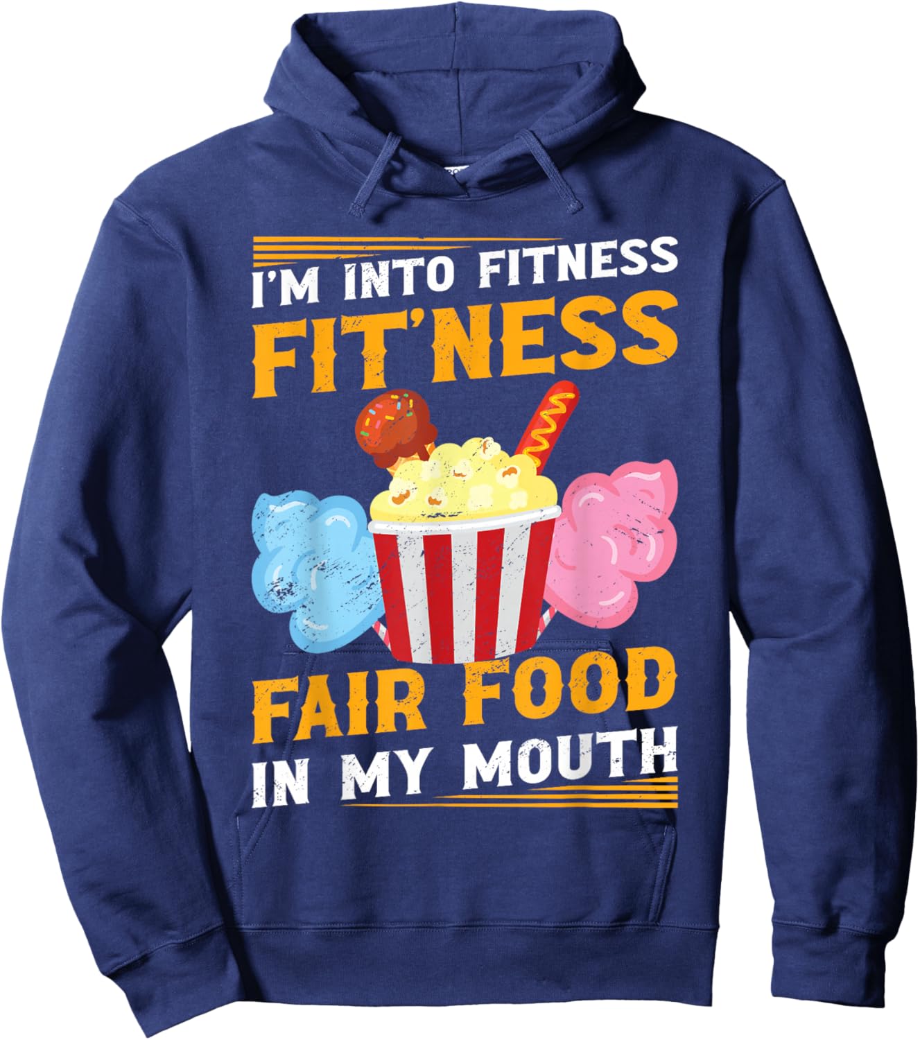 State Fair Funny Fair Week Fair Food Lover Hoodie - Hoodie | Navy