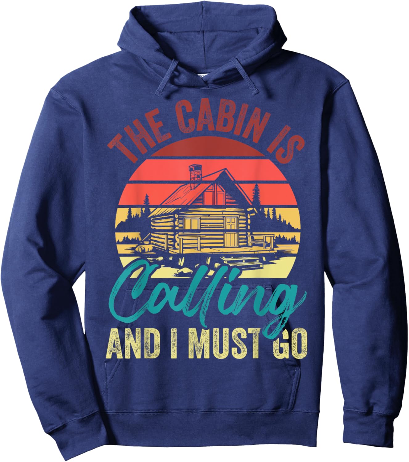 Retro Getaway Cabin Owner Weekend Trip Hoodie - Hoodie | Navy