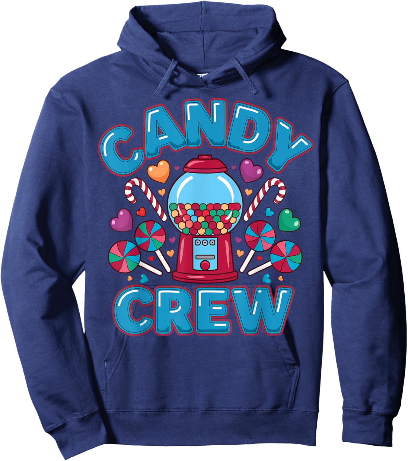 Candy Crew Sweetie Candy Squad Gumball Machine Hoodie - Hoodie | Navy