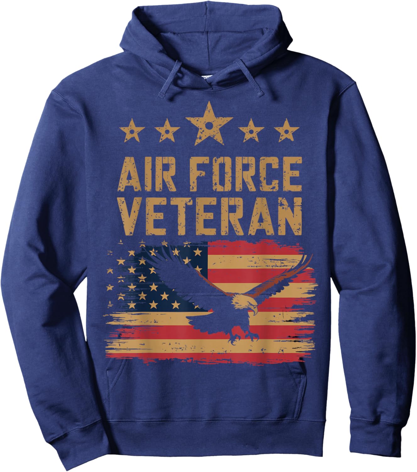 Veteran of The United States Air Force Shirt US Air Force Hoodie - Hoodie | Navy