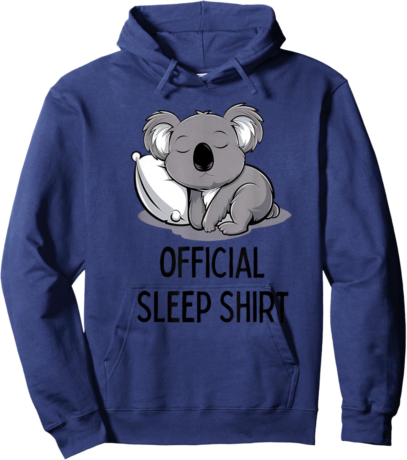 Official Sleep Shirt Pajamas Nightgown Koala Bear Men Women Hoodie - Hoodie | Navy