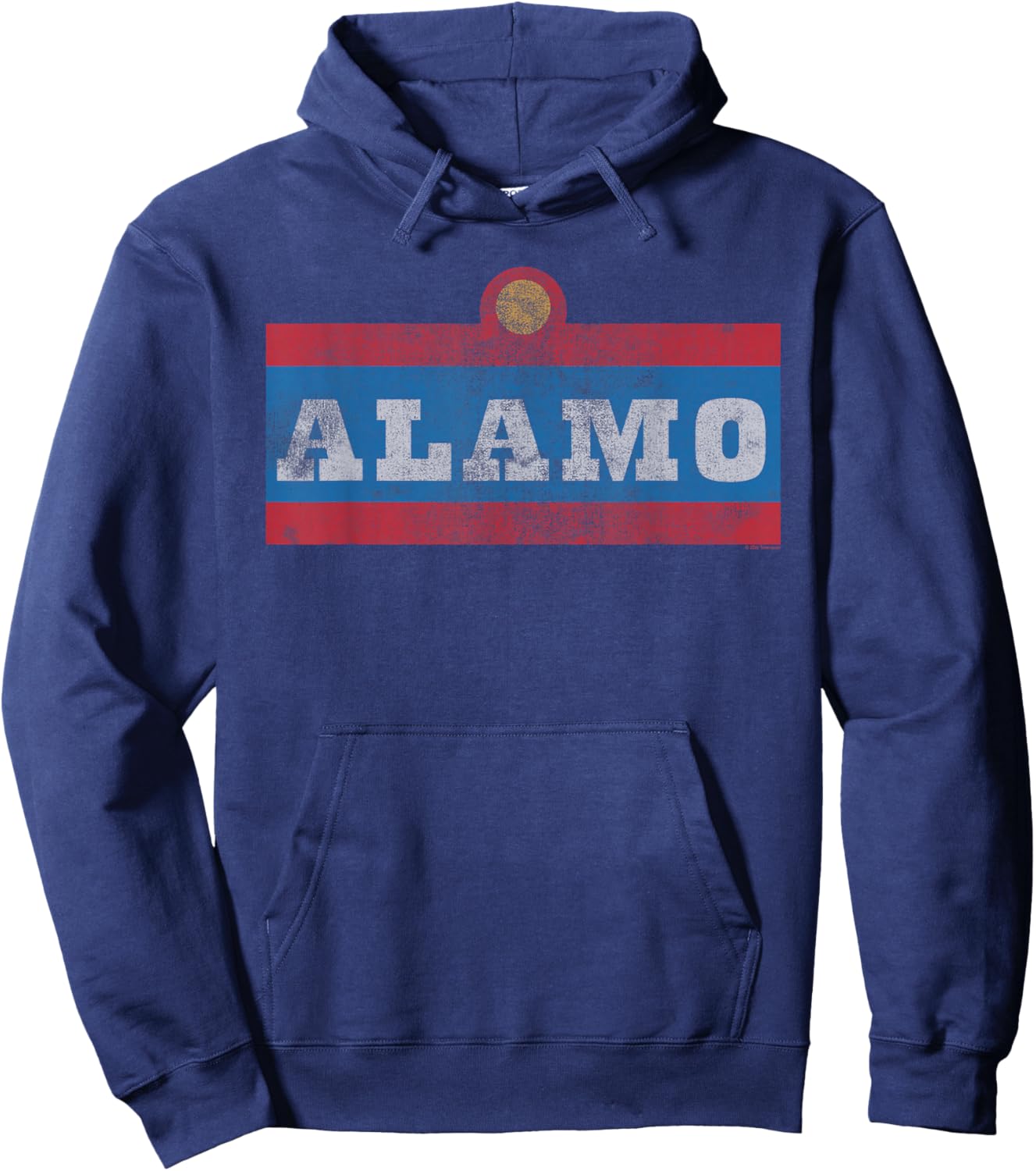 King of The Hill Alamo Beer Logo Cartoon Hoodie - Hoodie | Navy