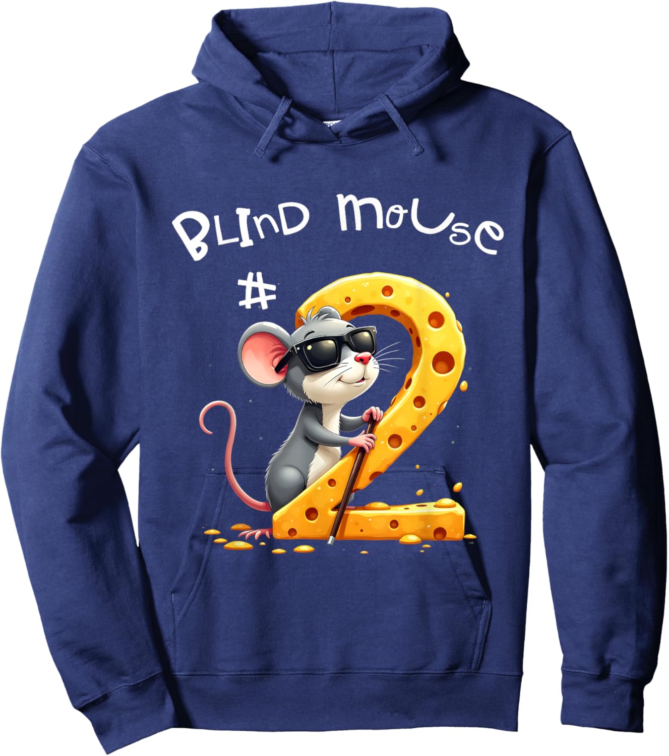 Three Blind Mice Matching Halloween Group Costume Mouse #1 Hoodie - Hoodie | Navy