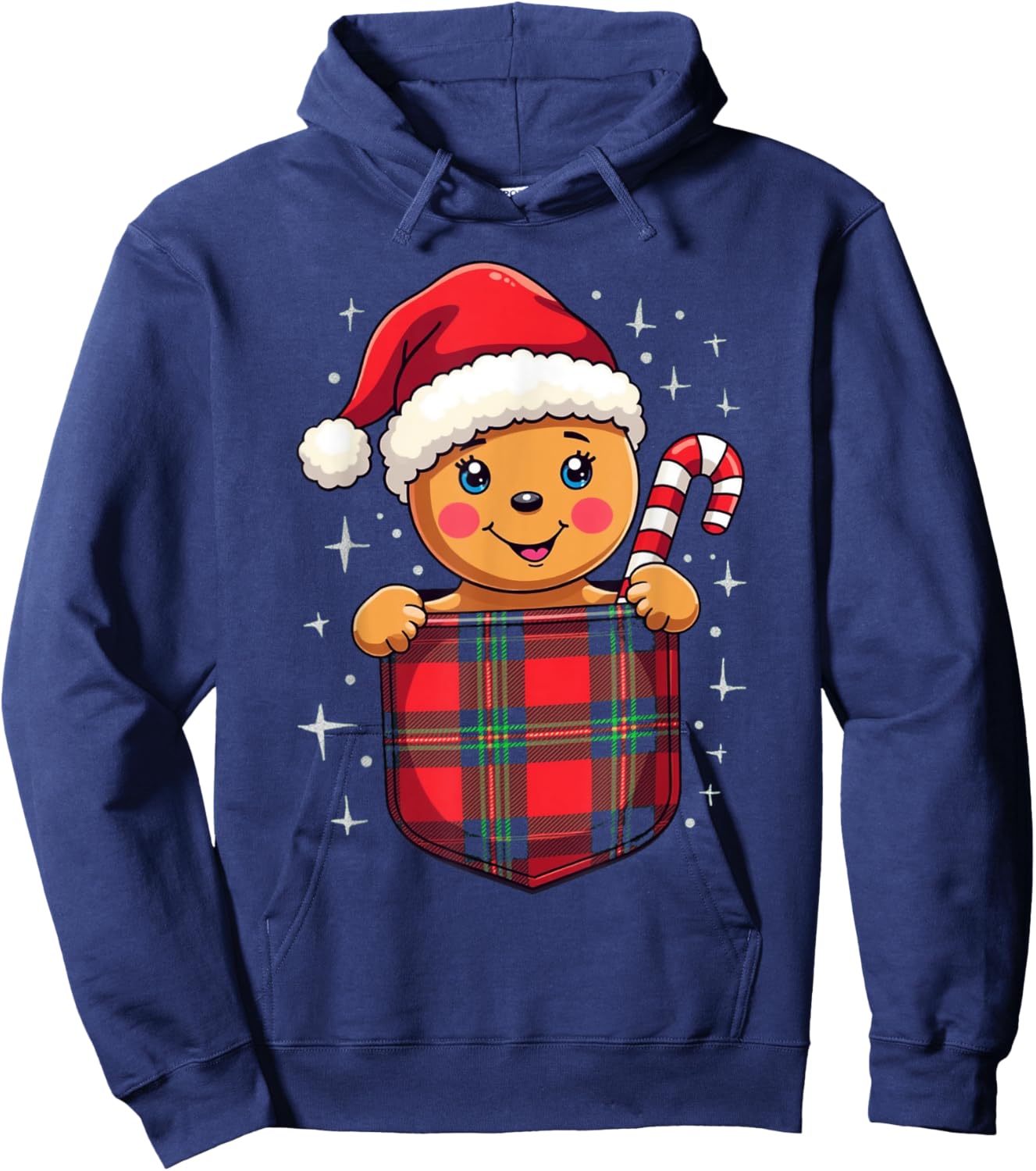 Christmas Gingerbread Hoodie - Hoodie | Navy