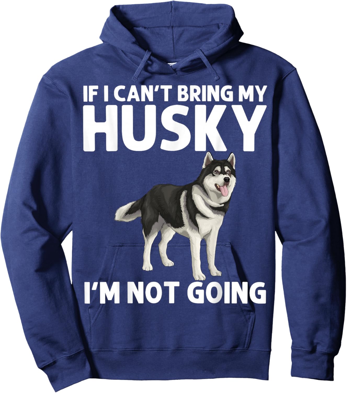 Husky Design Women Siberian Husky Dog Husky Lover Hoodie - Hoodie | Navy