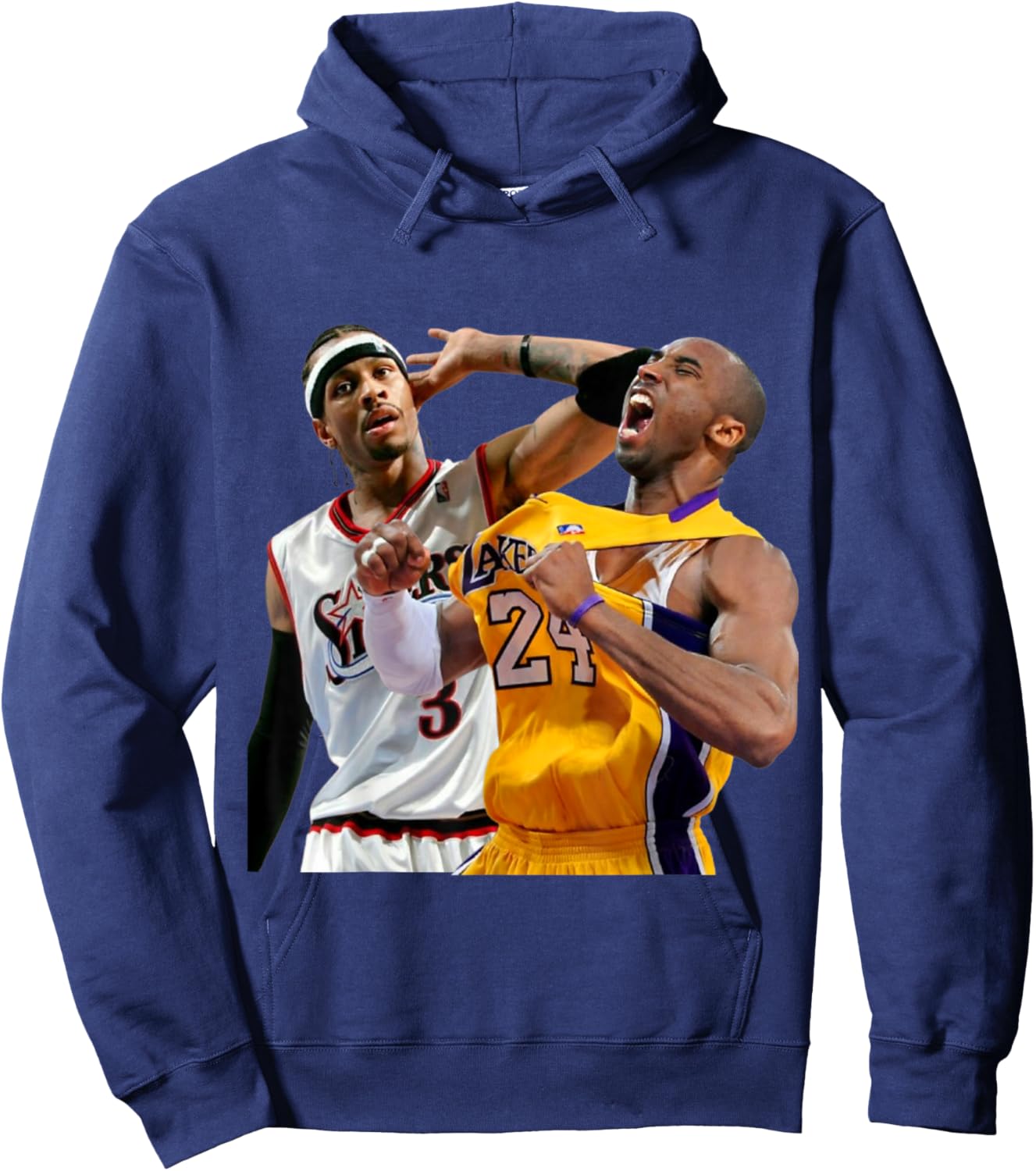 Basketball Stars Legends Vintage Retro Shirt Hoodie - Hoodie | Navy