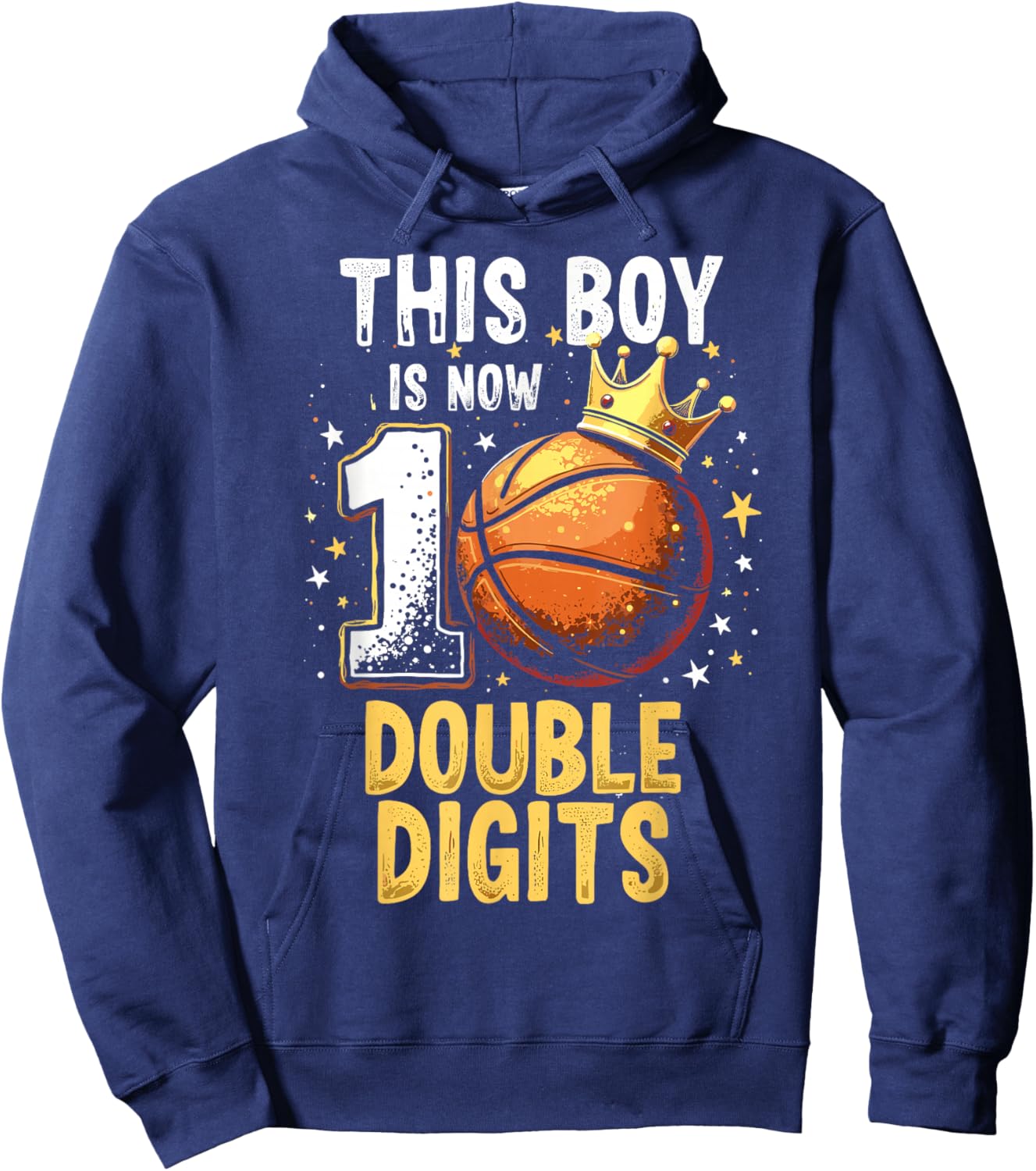 10th Birthday Shirt Boys This Boy Double Digits Ten Year Old Hoodie - Hoodie | Navy