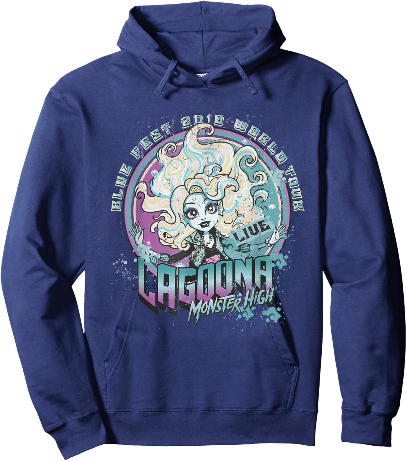 Monster High Alumni - World Tour Lagoona Hoodie - Hoodie | Navy
