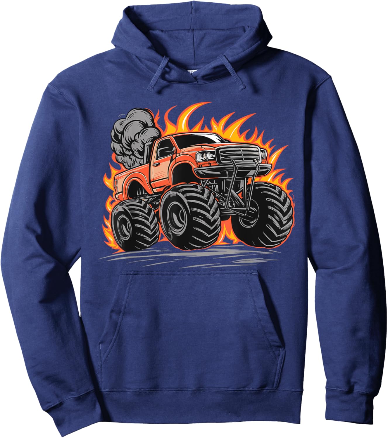 Monster Truck for toddlers Youth & Adults Hoodie - Hoodie | Navy
