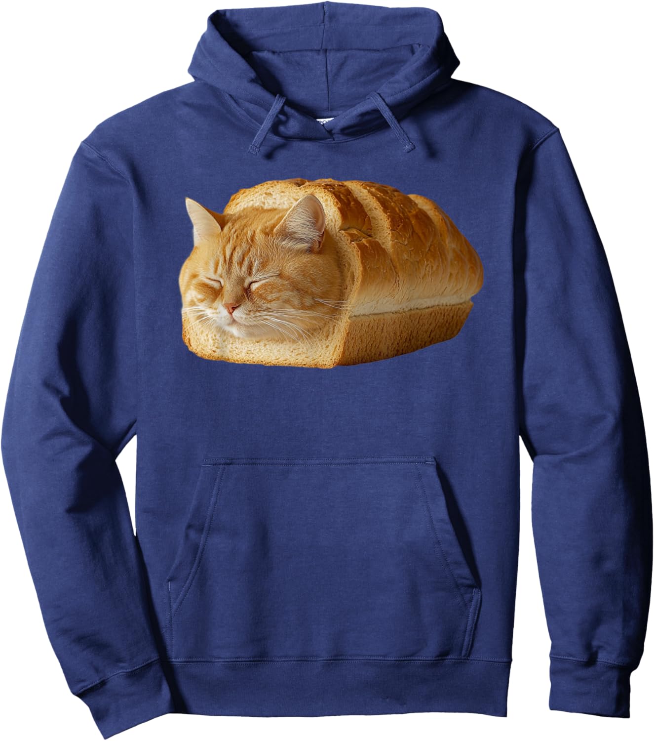 Bread Cat Loaf Funny Cat Bakery Hoodie - Hoodie | Navy